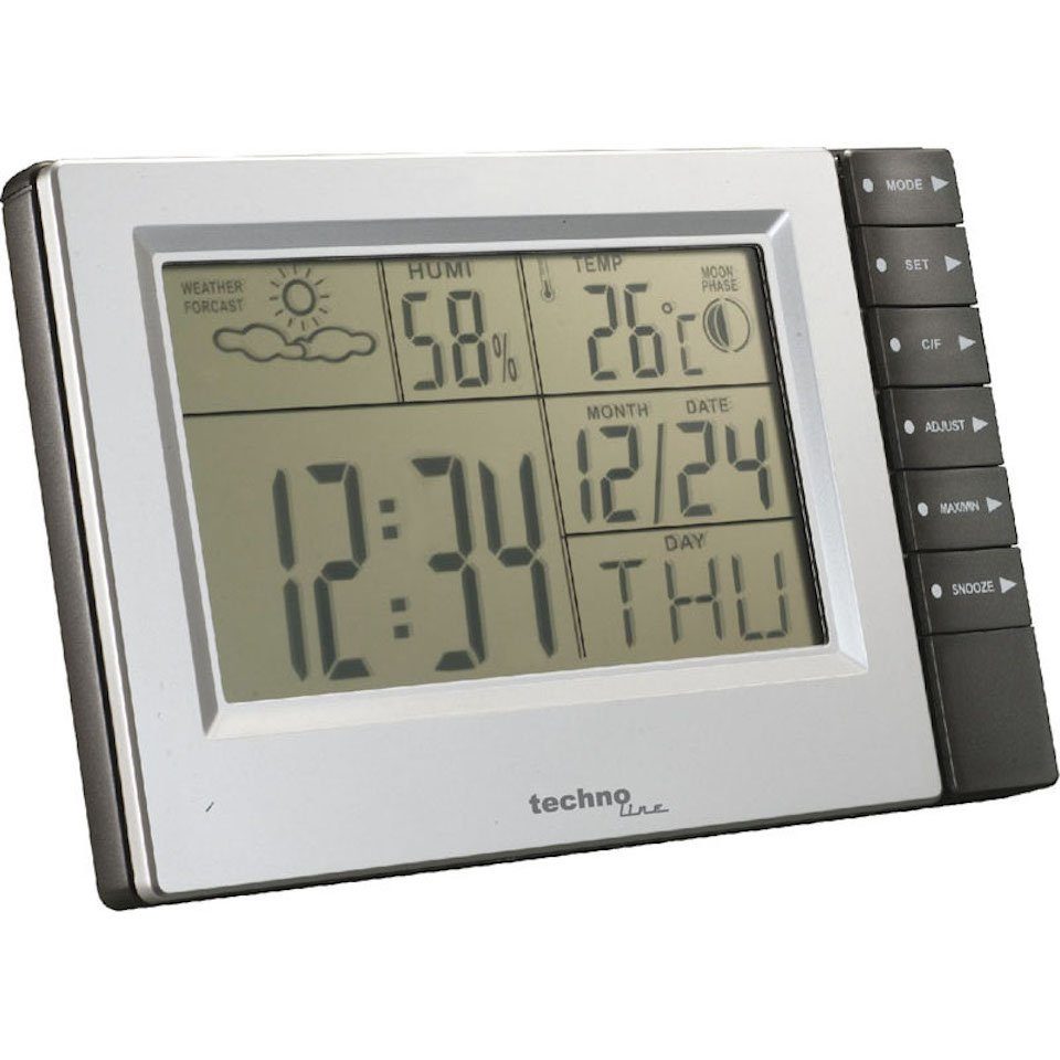 technoline WS 9121 Wetterstation (mit Mondphasenanzeige)