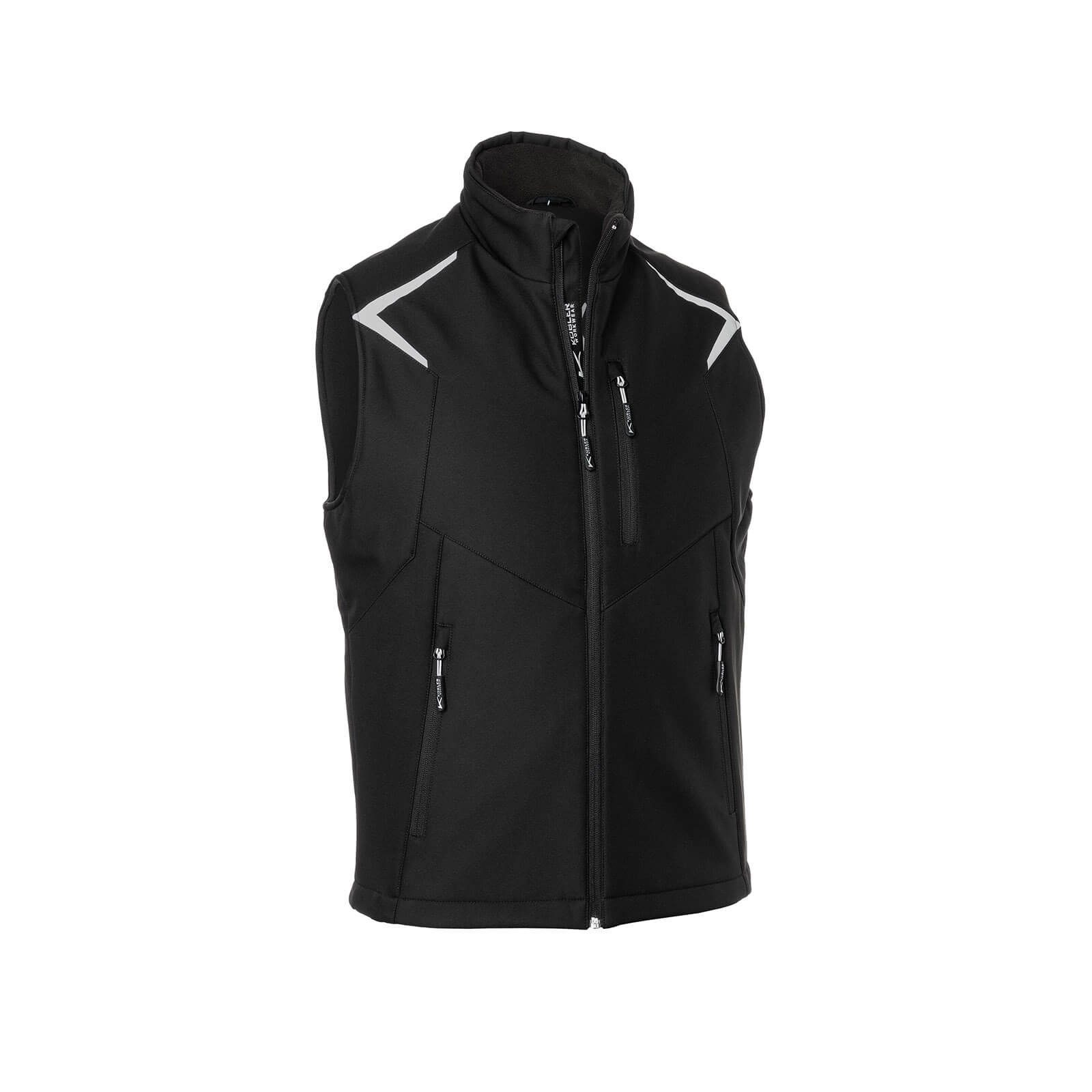 Arbeitsweste Kübler Bodyforce Softshell Weste schwarz