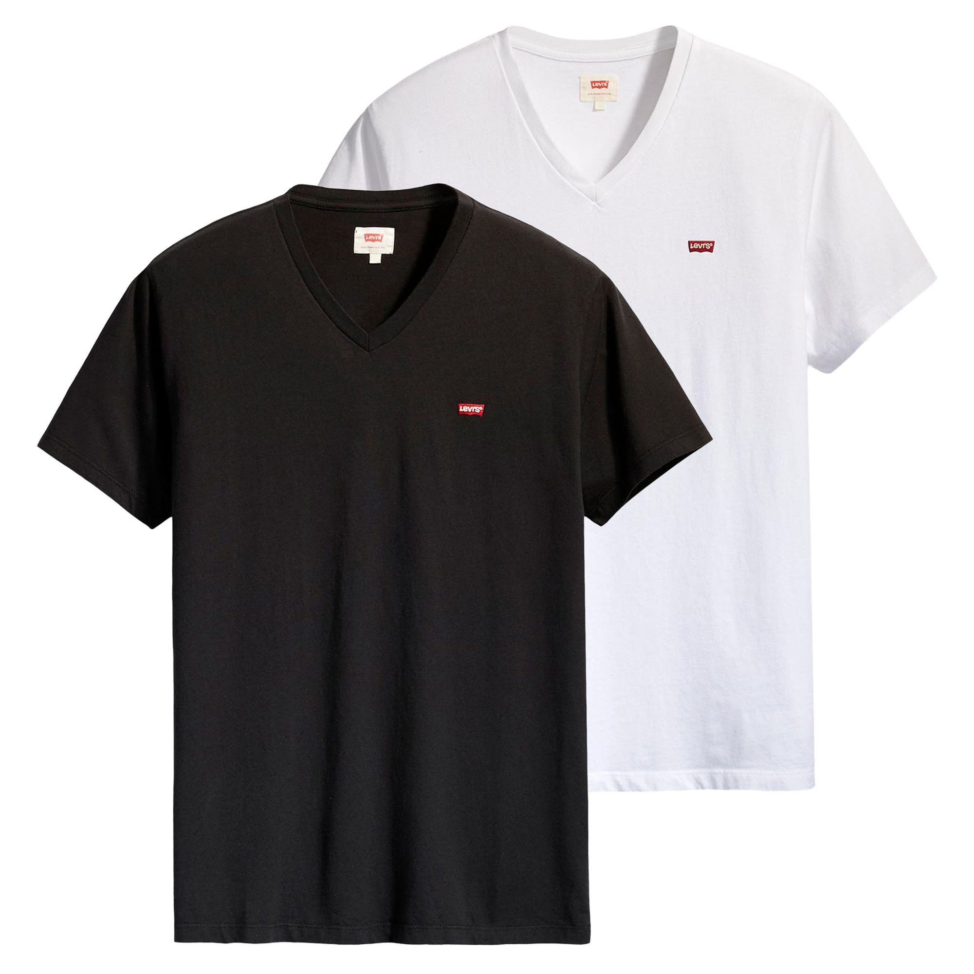Levi's® T-Shirt Herren T-Shirt 2er Pack Baumwolle (Packung, 2er Pack)