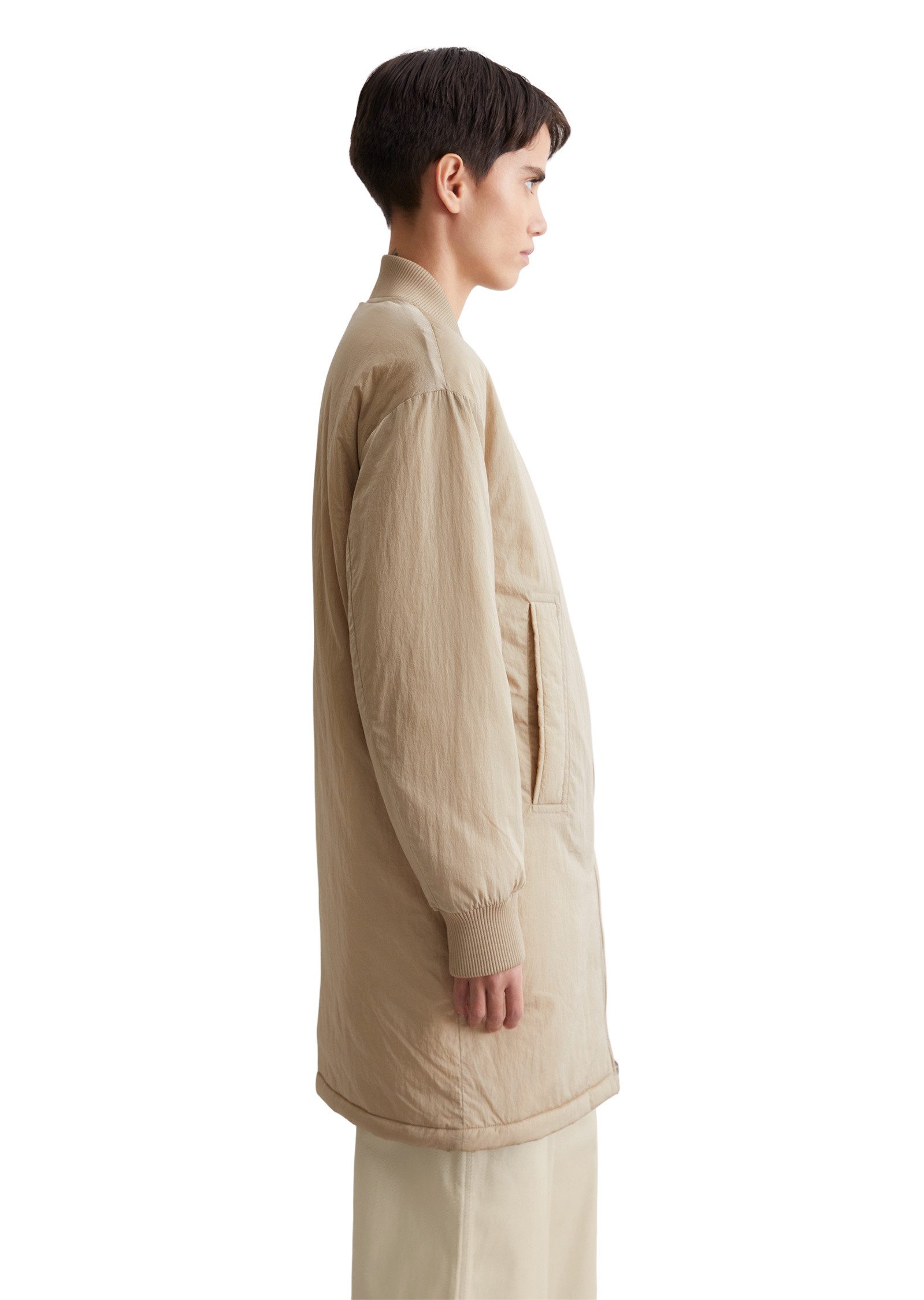 Marc O'Polo Steppmantel aus Crinkle-Nylon