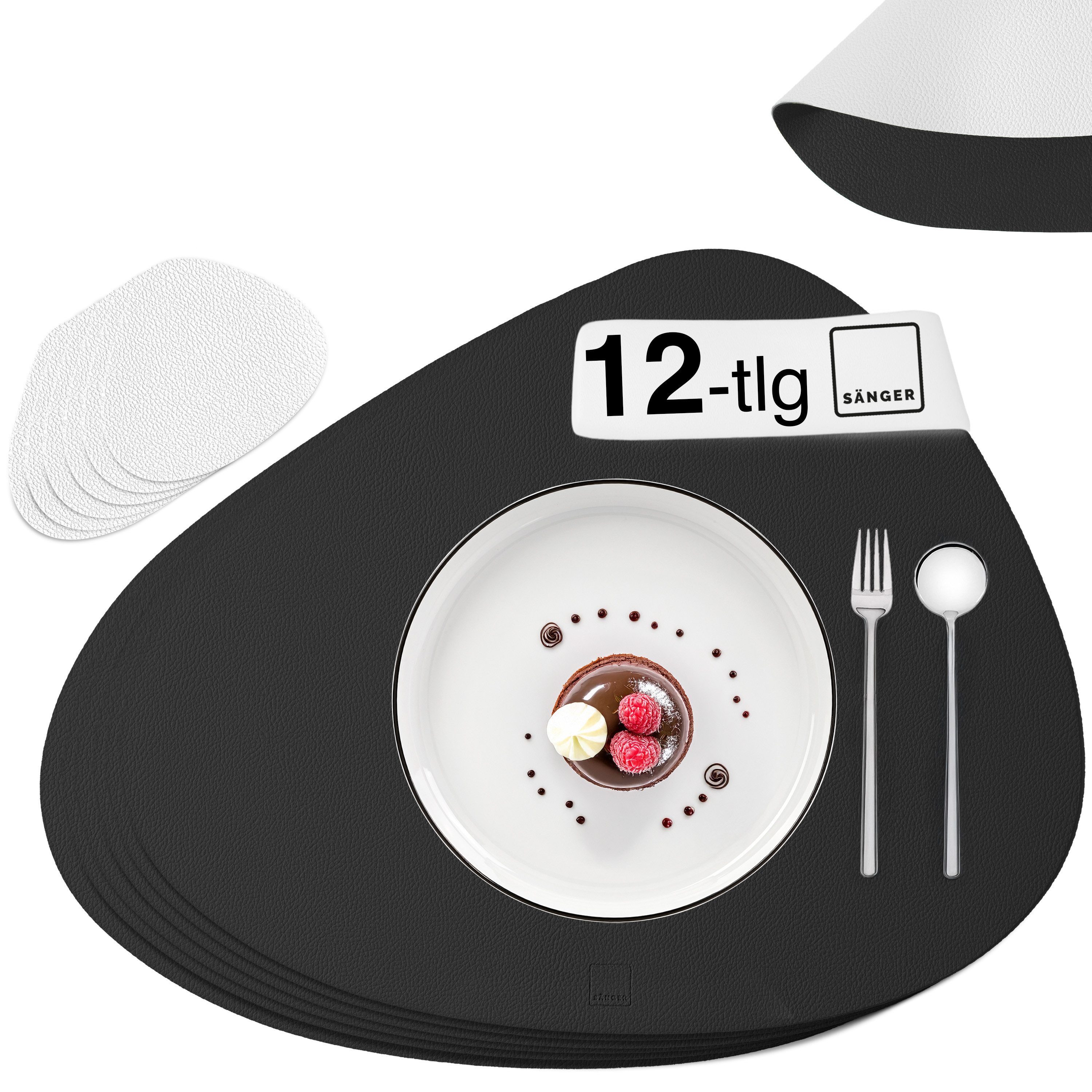 SÄNGER Platzset aus Kunstleder, (Set, 12-St., günstig online kaufen