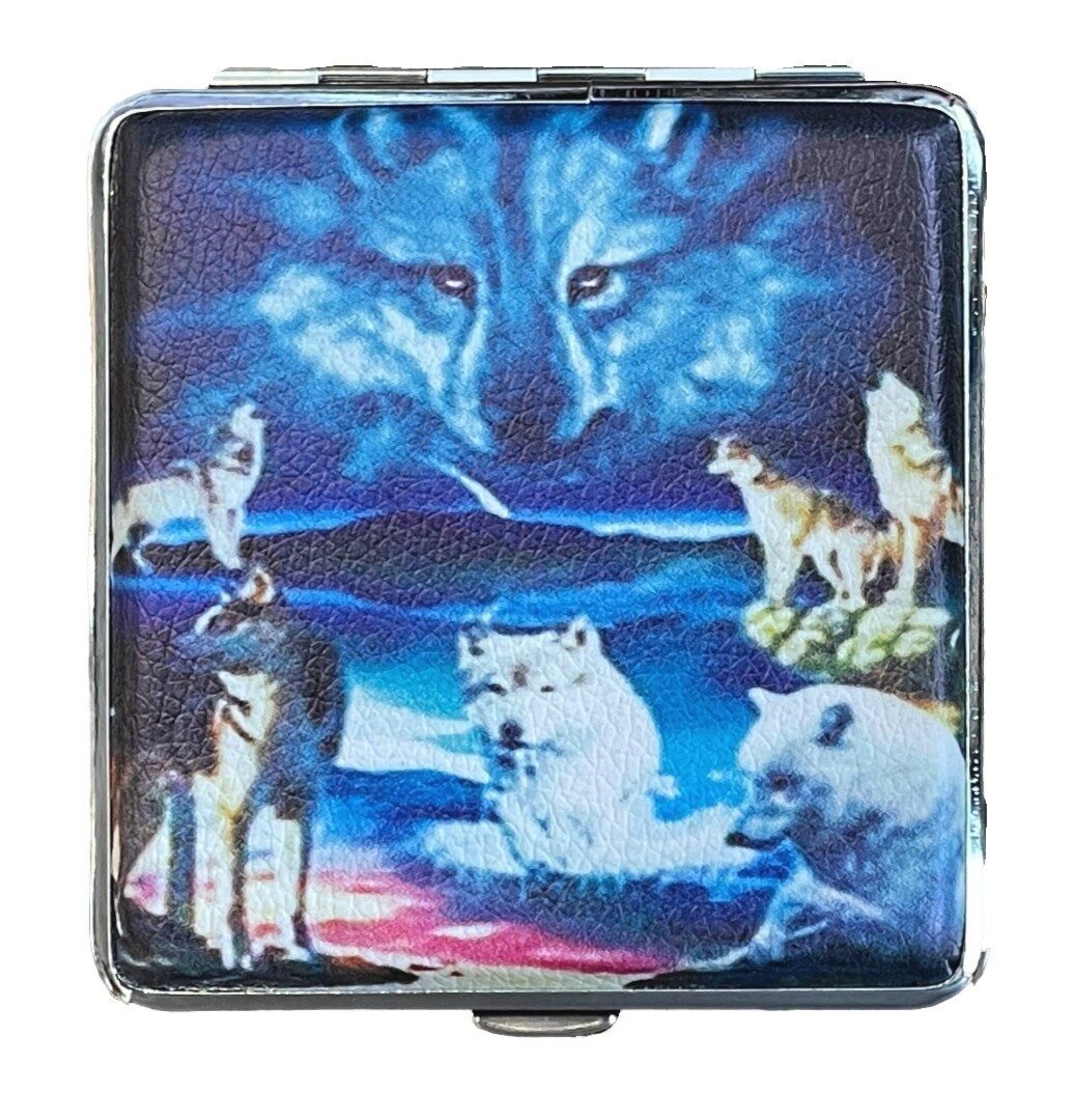 Westernlifestyle Aufbewahrungsbox Zigarettenetui Wolf Adler günstig online kaufen