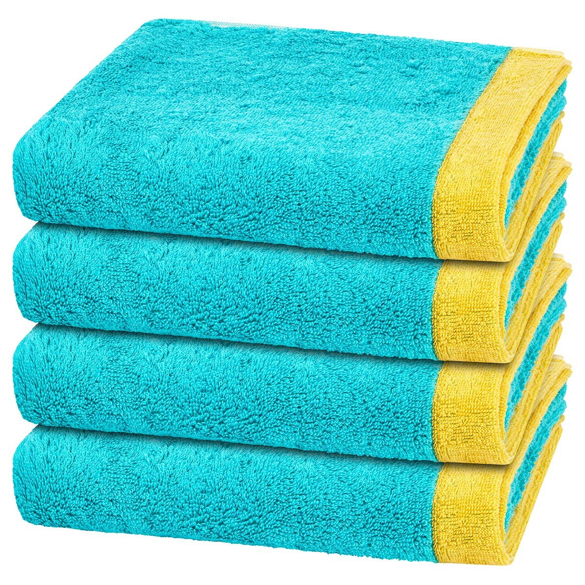Cawö Handtuch Set Lifestyle Splash, Walkfrottee günstig online kaufen