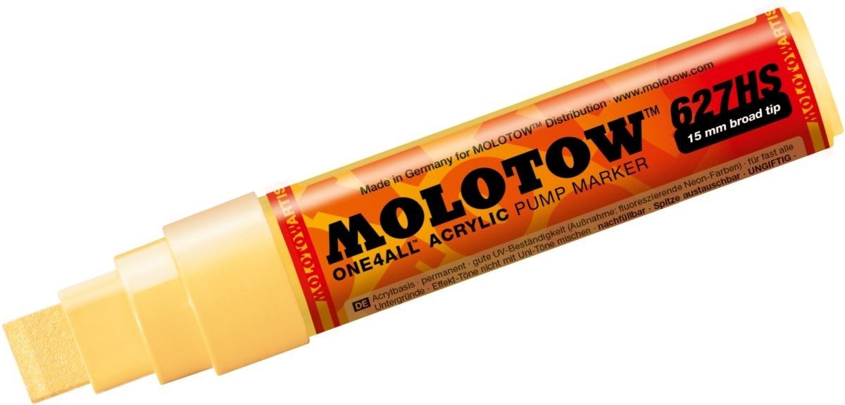 MOLOTOW Permanentmarker Permanentmarker One4All 627 HS nachfüllbar 15mm vanille pastell