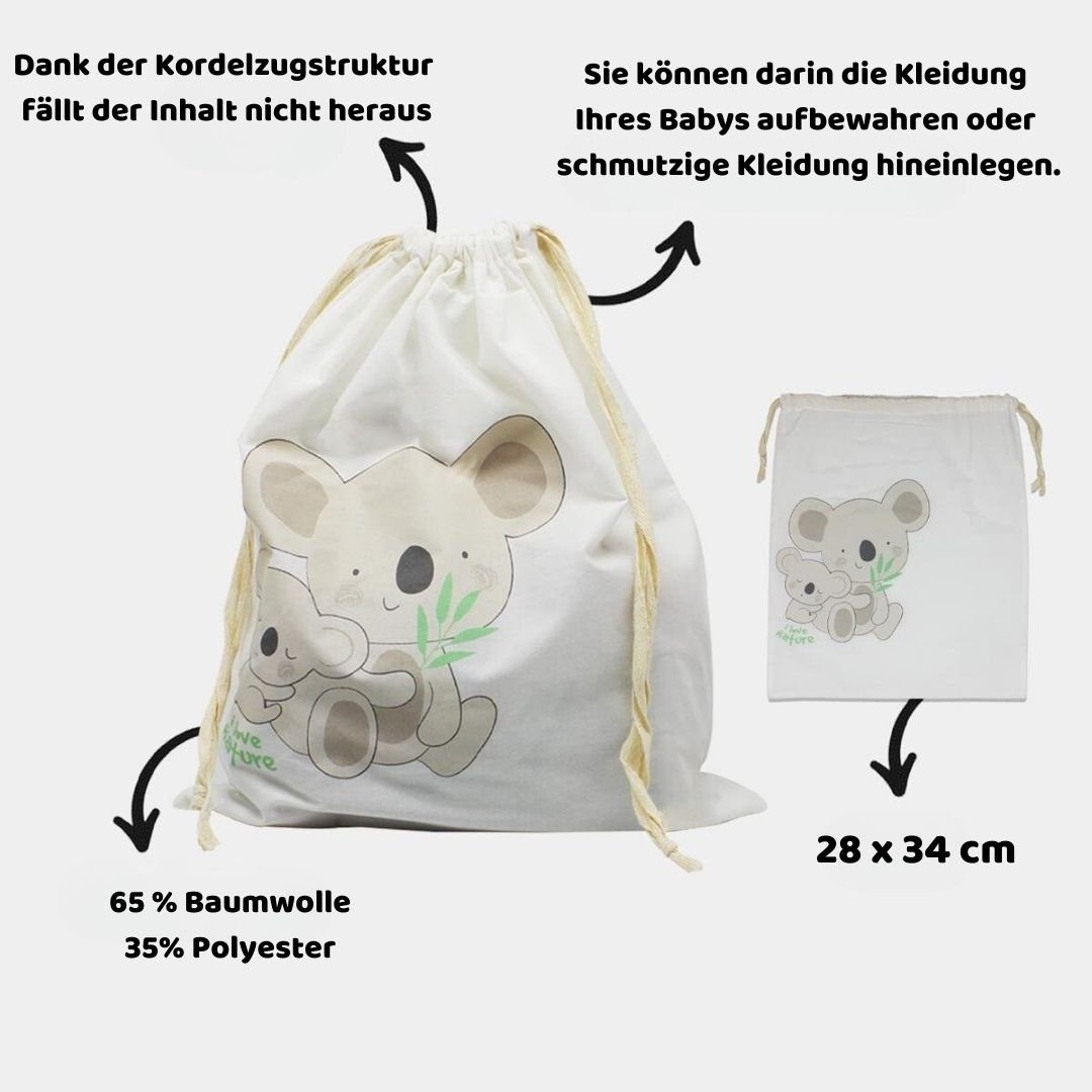 mit Unisex Body 5er-Pack) Bio-Baumwolle, 100% Body praktischen Baby (Set, biorganic Ärmellos, Mehrfarbig/Ecru, 5-tlg., Druckknöpfen GOTS,