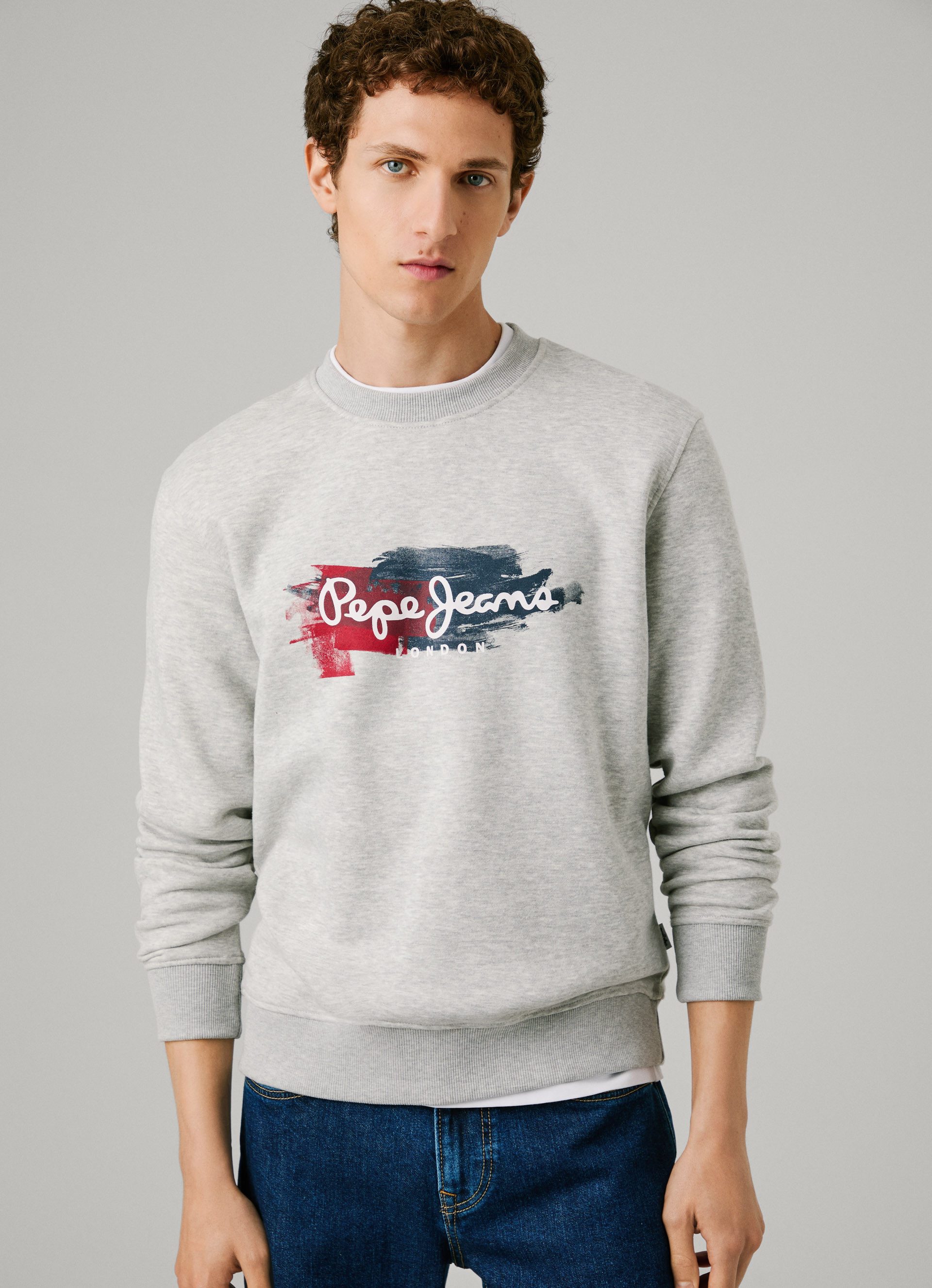 Pepe Jeans Sweatshirt TREY CREW Regular Fit mit Rundhals günstig online kaufen