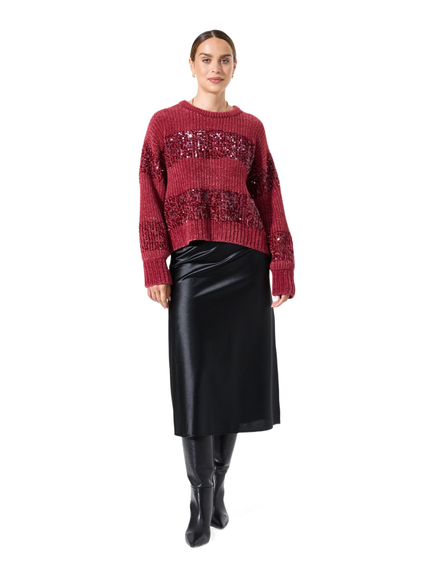 Garcia A-Linien-Rock schwarz,Casual,Polyester,Unifarben,Regular Fit,Mittel
