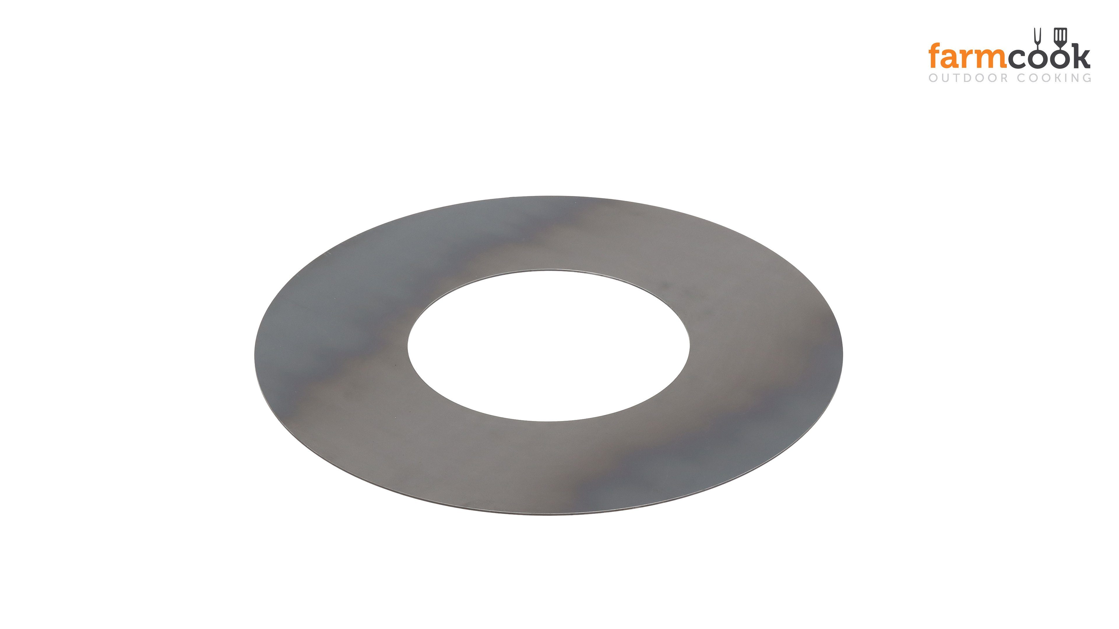 Farmcook Grillplatte Bratplatte Grillplatte Feuerplatte für Feuerschale Ã˜ 81 CM, die perfekte Lösung für Outdoor-Kochbegeisterte