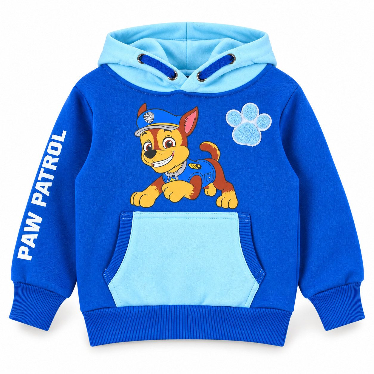 PAW PATROL Sweater Paw Patrol Chase Kinder Jungen Hoodie Kapuzenpullover Pulli Gr. 92 bis 128