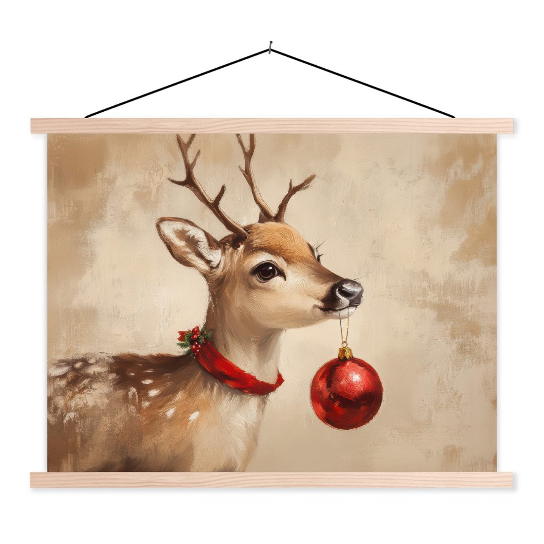 MuchoWow Poster Weihnachten - Hirsch - günstig online kaufen