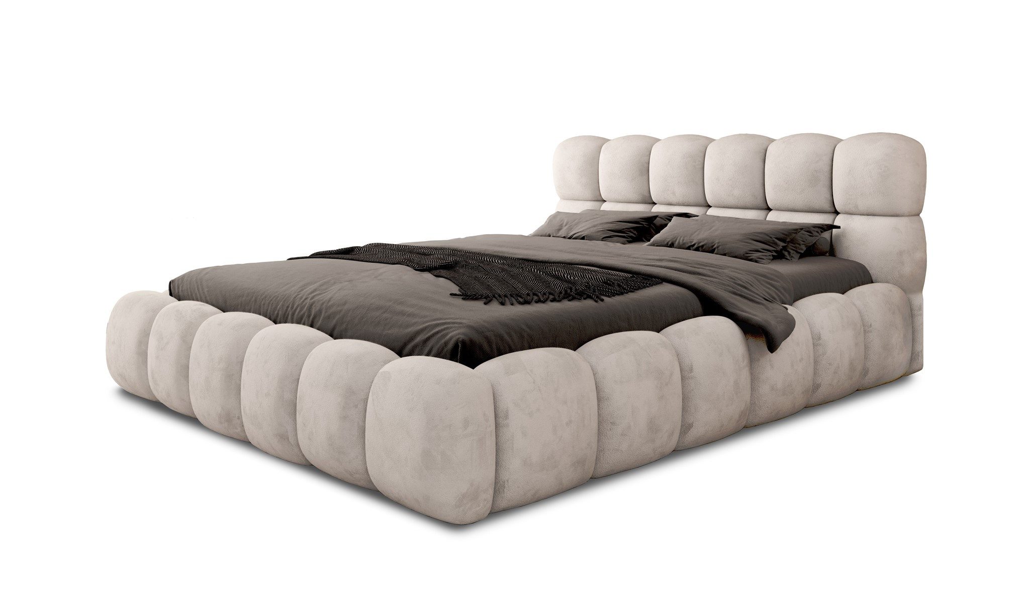 Fun Möbel Polsterbett Schlafzimmerbett Bett AURELIA günstig online kaufen