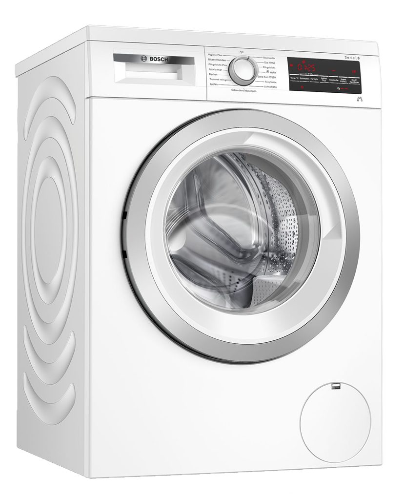 BOSCH Waschmaschine Serie 6 WUU28T49, 9 kg, 1400 U/min, EcoSilence Drive, BiThermic, Speed Perfect, Nachlegefunktion