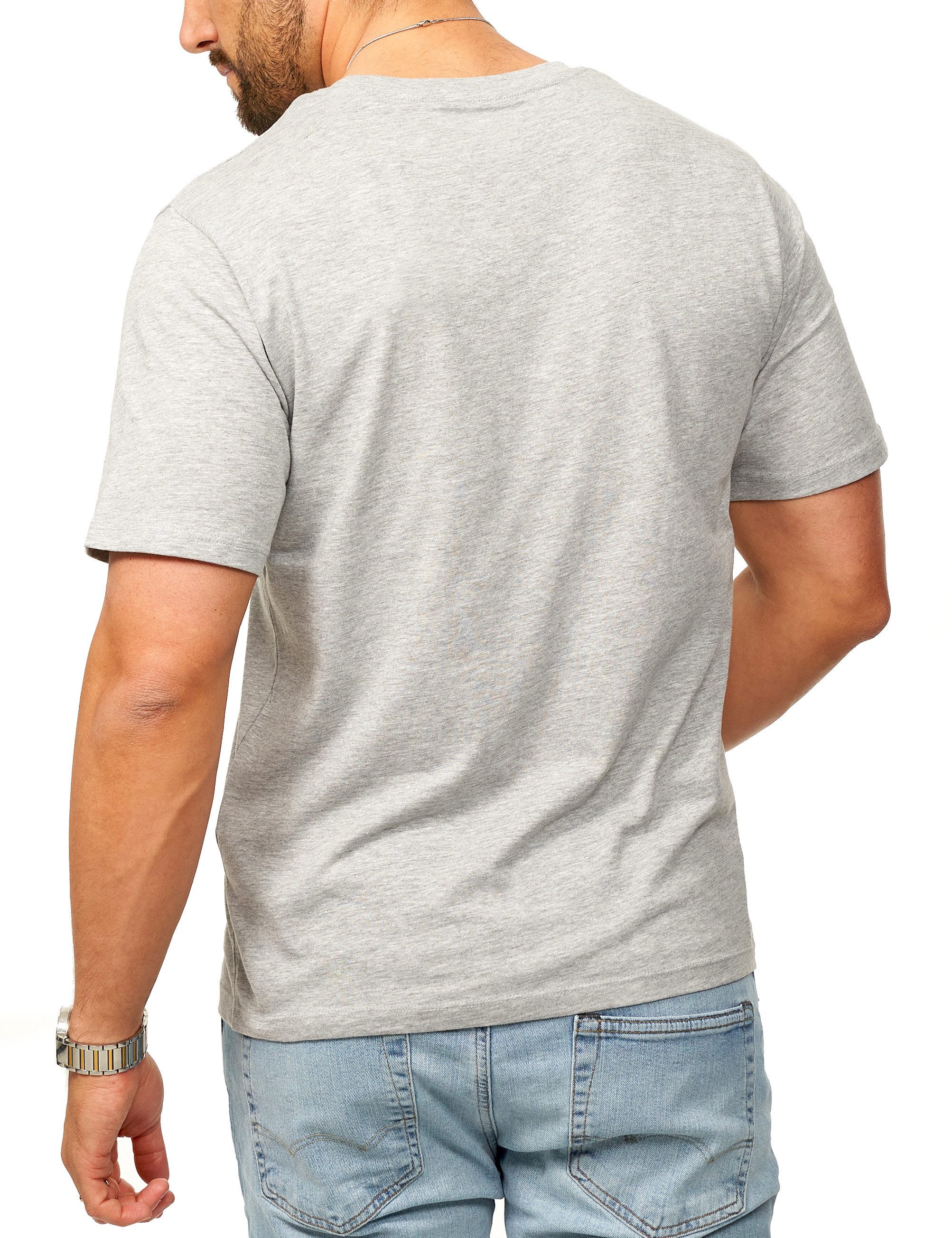 Jack & Jones T-Shirt INFINITY JXJ TEE CREW NECK MIT RUNDHALSAUSSCHNITT Kurzarm Shirt aus 100% Baumwolle mit Logo Details für Herren – Bild 5 von 5