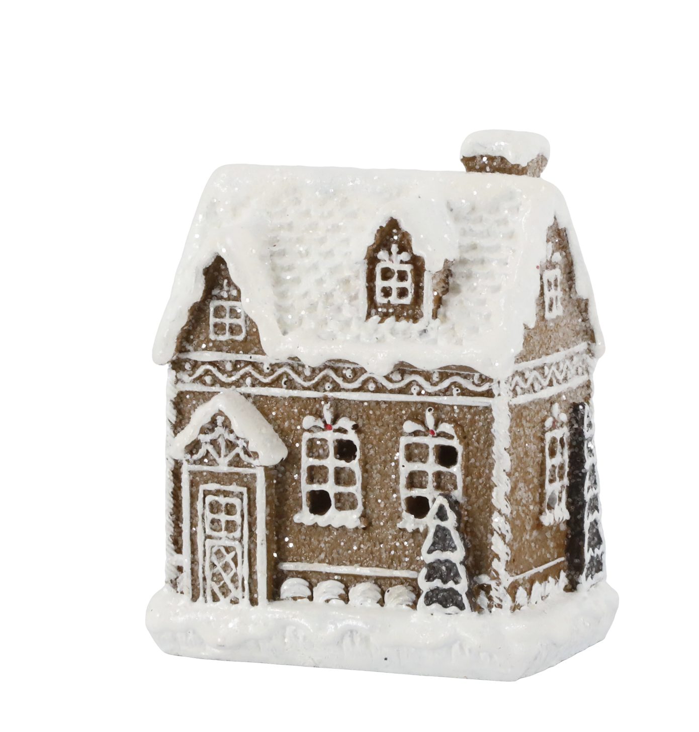 Chic Antique LED Dekoobjekt Chic Antique Noël Lebkuchenhaus mit LED H 10cm 52084220, LED fest integriert