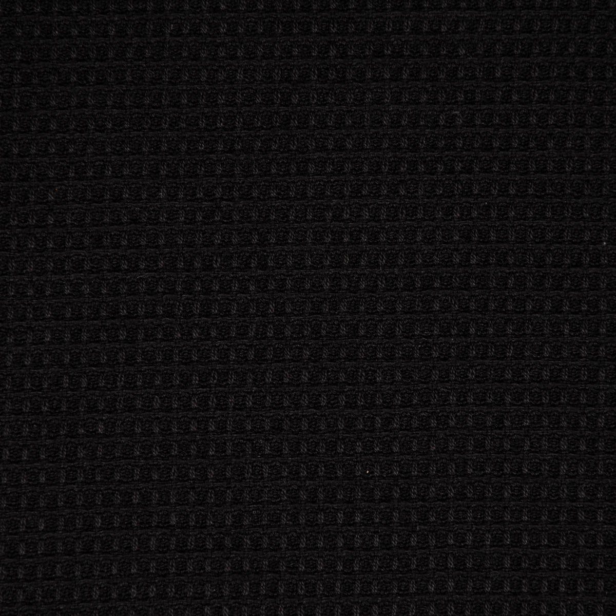SCHÖNER LEBEN. Tischdecke SCHÖNER LEBEN. Tischdecke Waffelrelief Kästchenstruktur uni schwarz, handmade