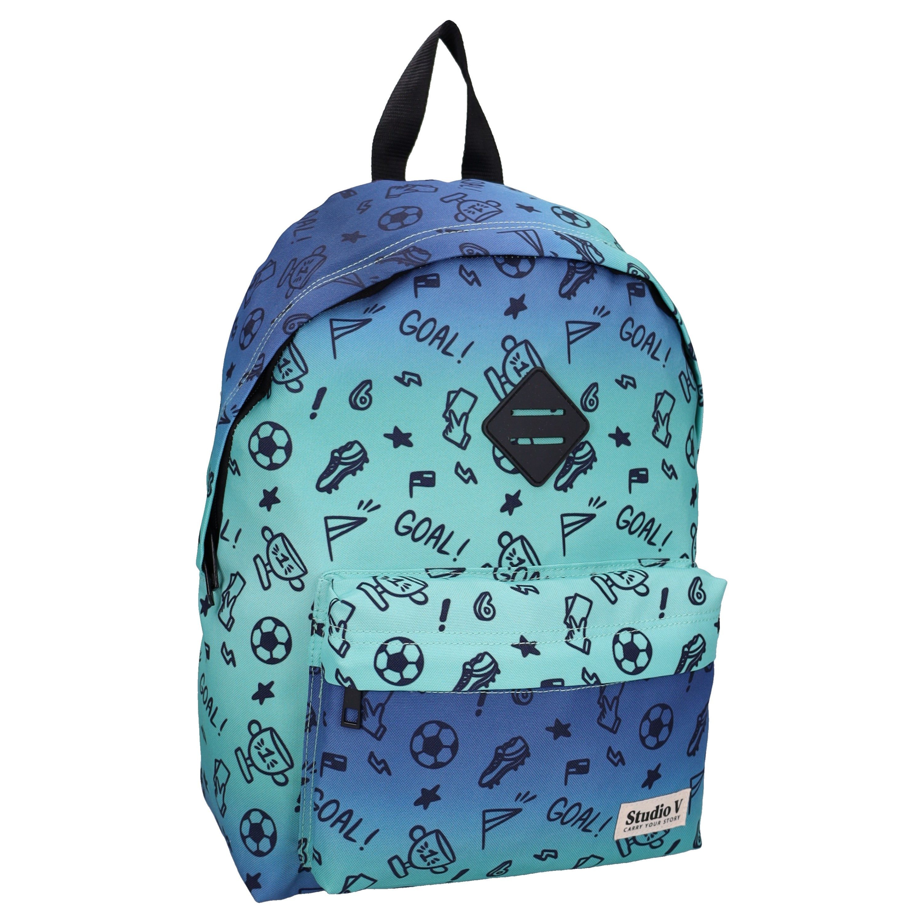 Studio V Rucksack Kick Off Kinder Backpack Schultasche Tagesrucksack 37 cm