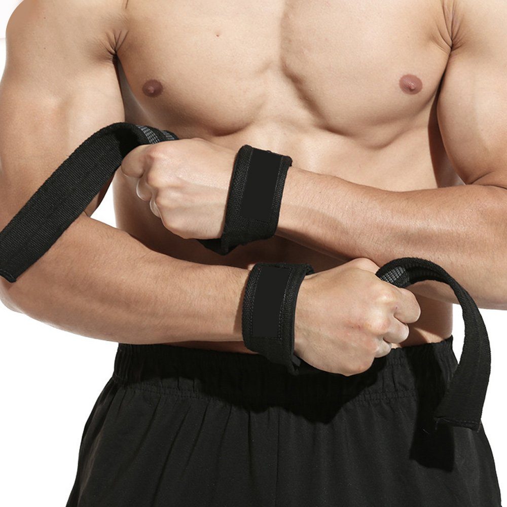GelldG Hebebänder, Gepolsterte Wrist Support Wraps Fitness-Workout fur Fitnessband