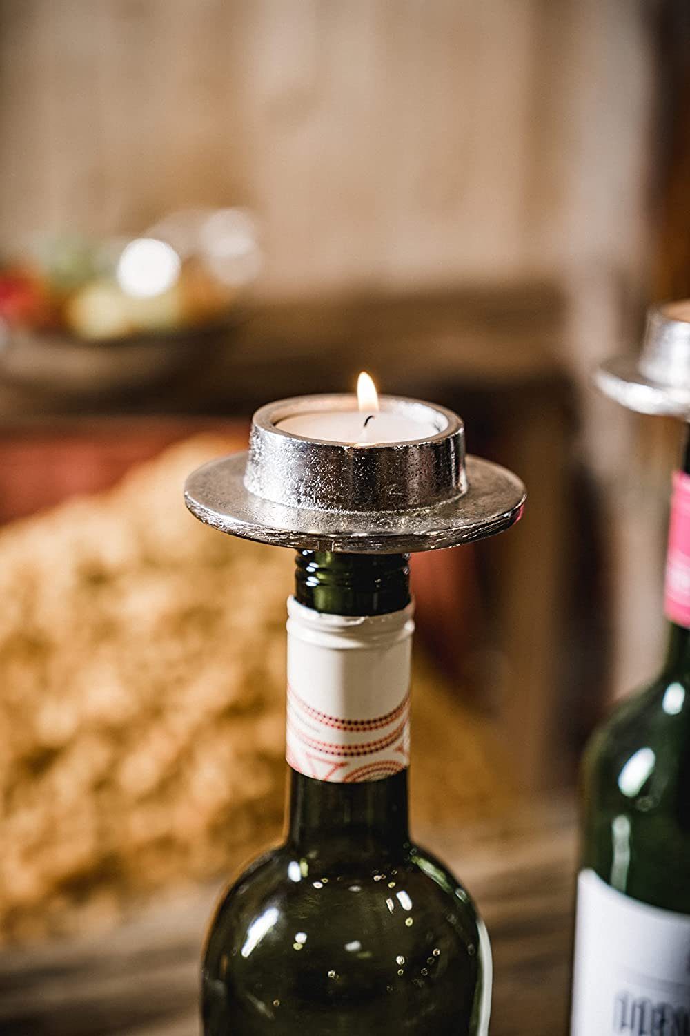 MichaelNoll Flaschenkerzenhalter Kerzenhalter Bottle Teelicht Kerzenständer günstig online kaufen