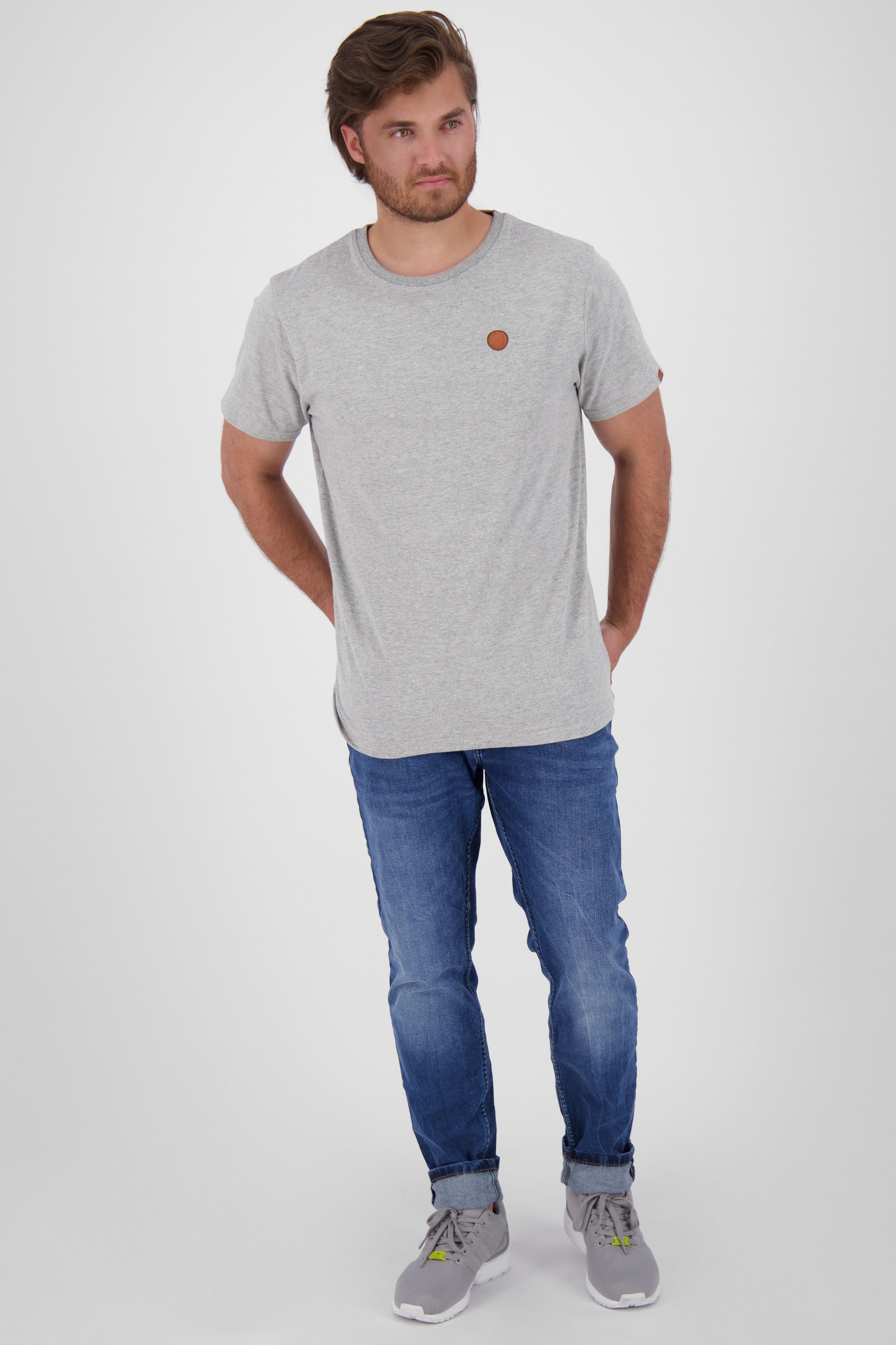 Alife & Kickin T-Shirt MaddoxAK T-Shirt A melange steal Herren Shirt