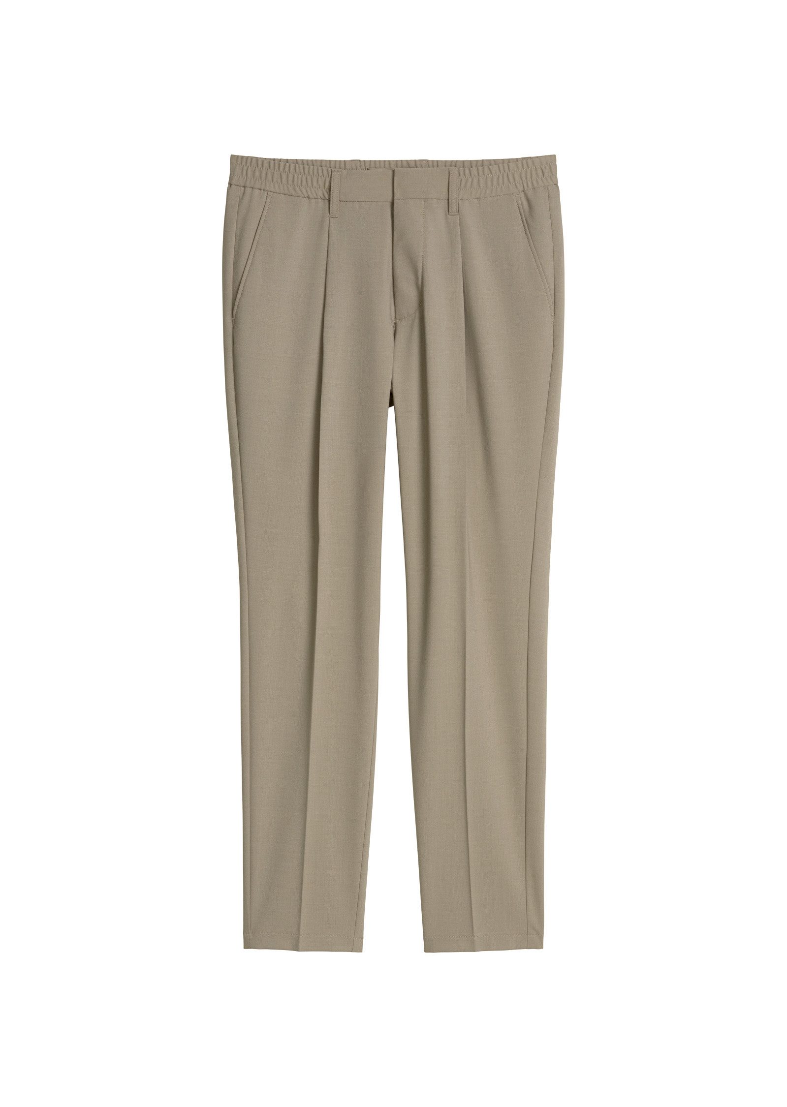 Chinohose aus leichtem Technical Wool Blend
