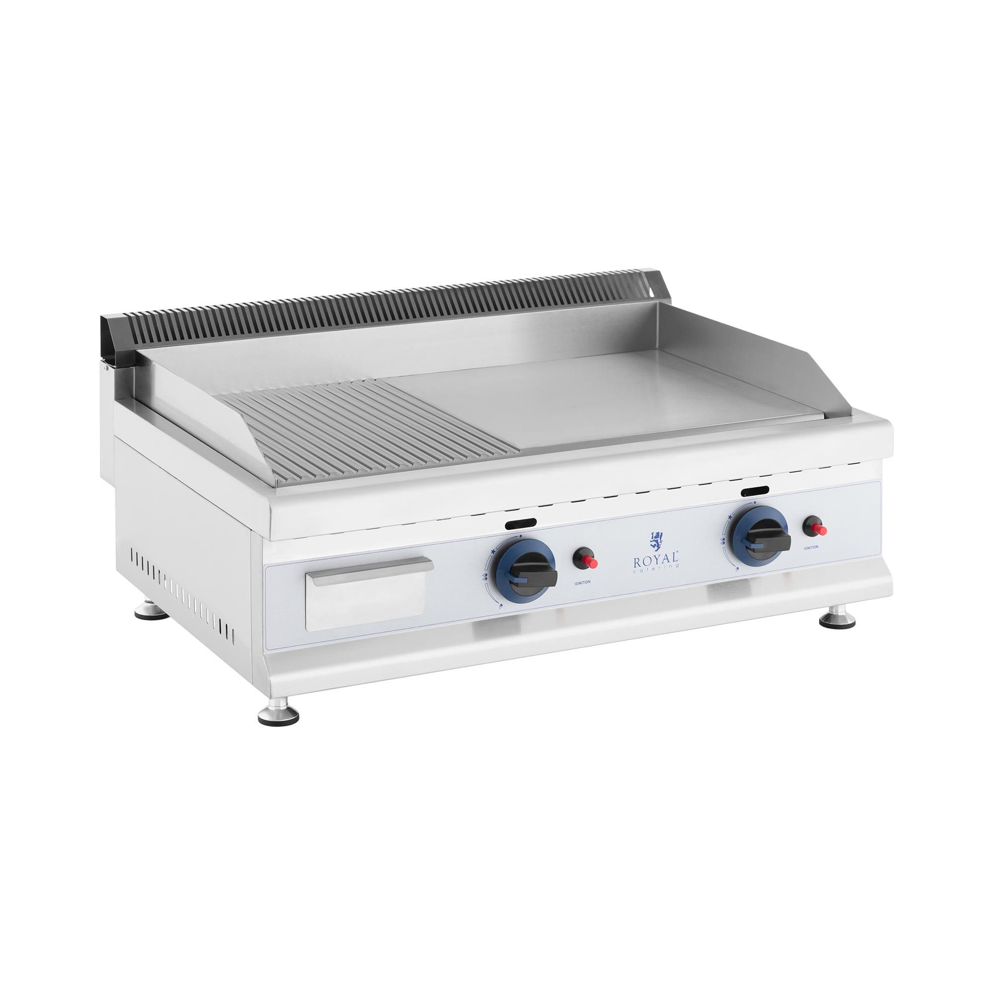 Grillgitter Doppel – 30x40 Cm, Verchromter Stahl, Mit Holzgriff, Für BBQ & Grillen