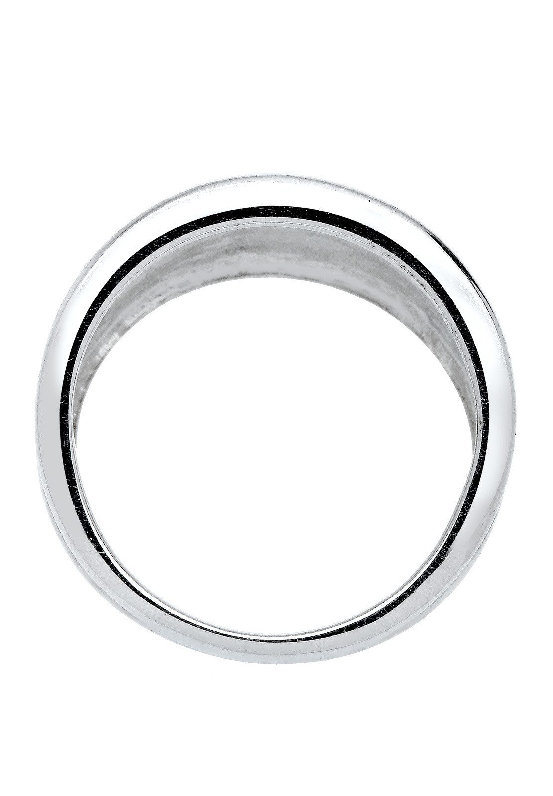 Elli Fingerring Basic Matt Trend Silber 925 Sterling Silber