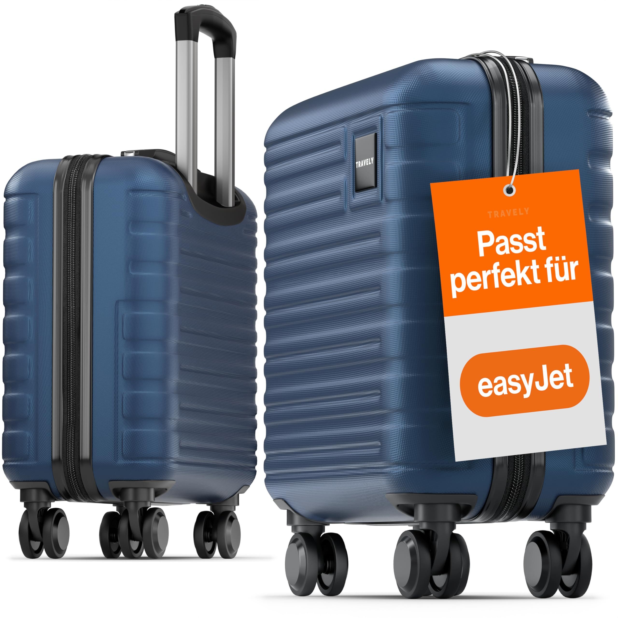 Travely Koffer Polycarbonat Handgepäck Koffer 45x36x20cm - für Easyjet etc, günstig online kaufen