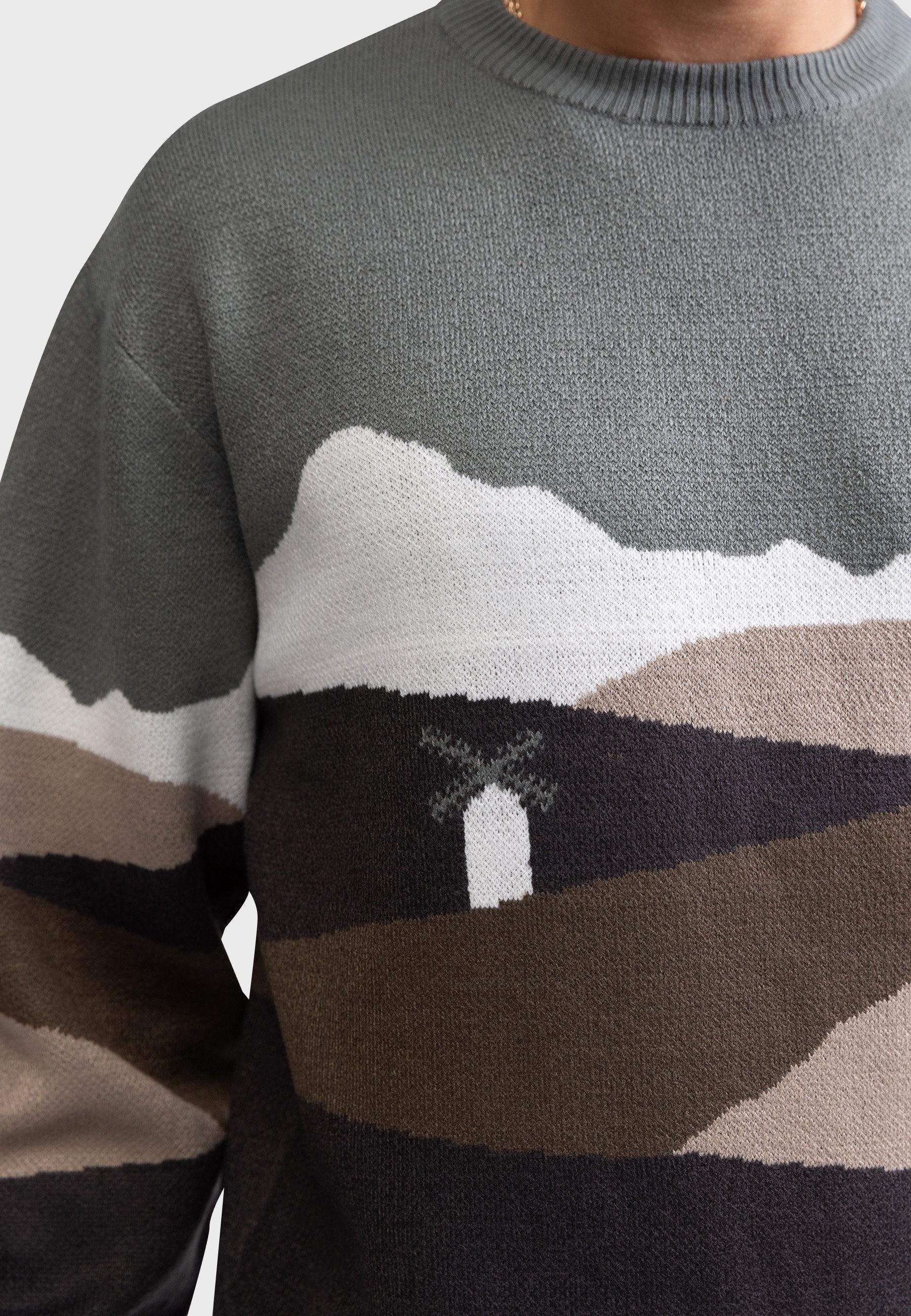 REDEFINED REBEL Rundhalspullover Redefined Rebel Knit RRColby Knit REGULAR FIT