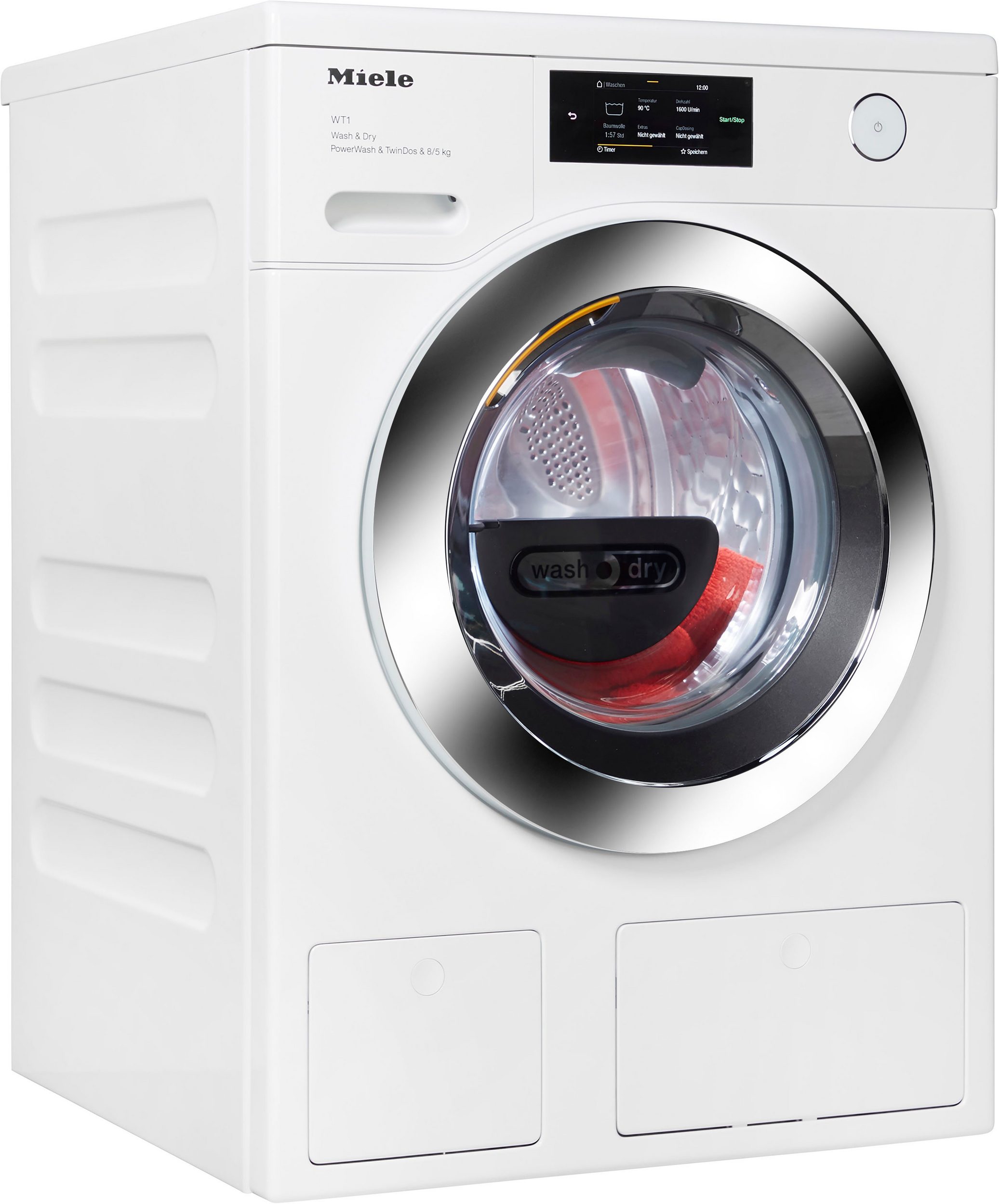 MIELE Waschtrockner WTR860WPM D LW PWash&TDos 8/5 Kg