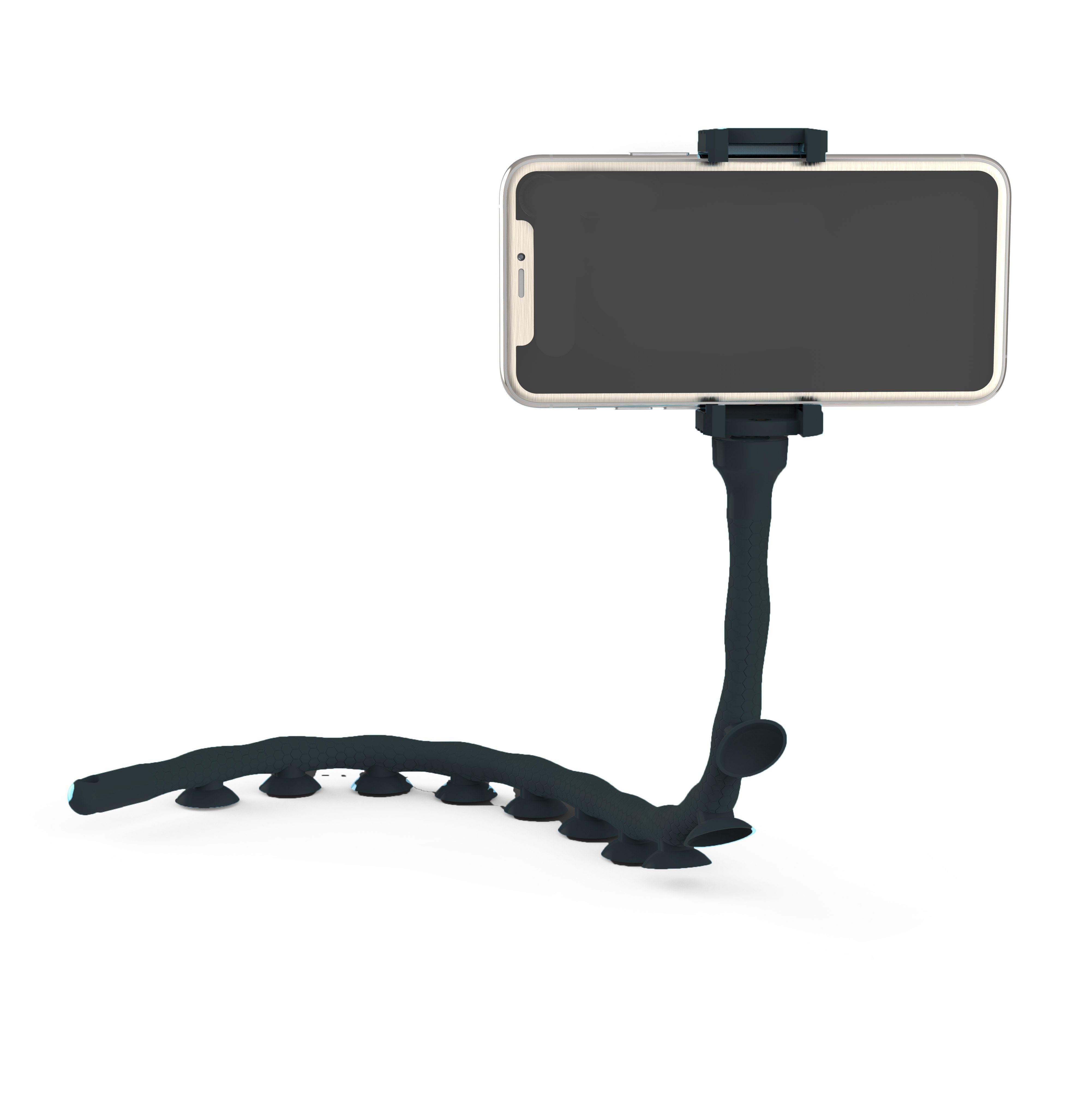 DigiPower Smartphone-Halterung Octopus, (mit Saugnäpfen, 51cm, Halt auf glatten Oberflächen)