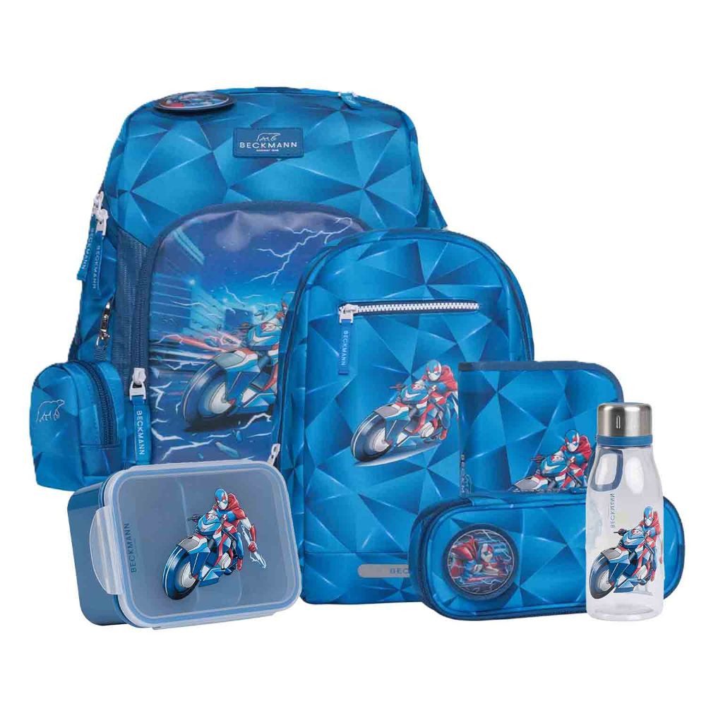 Beckmann Norway Schulrucksack Active Air FLX (8tlg., inkl. Lunchbox und Trinkflasche)