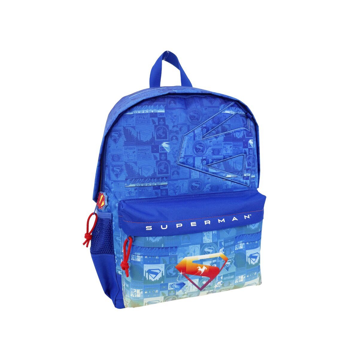 Superman Kinderrucksack Superman Freizeitrucksack Schulrucksack 2 Fächer (1-tlg)