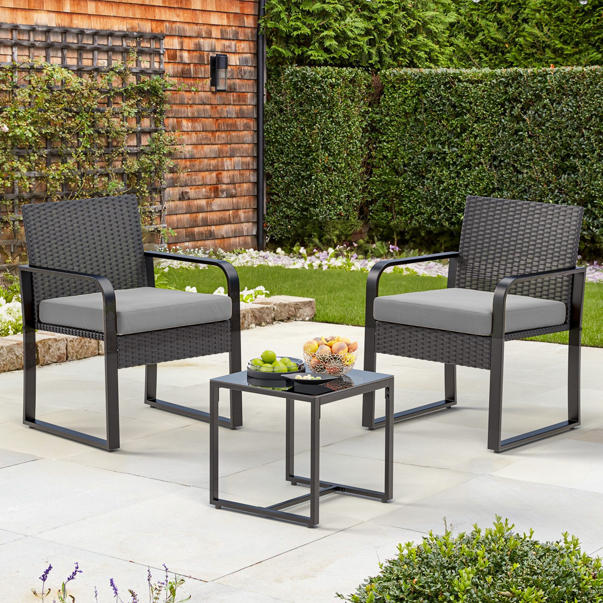 Bealife Balkonset,Garten Balkonmöbel-Sets(3er Set), Bestehend aus günstig online kaufen