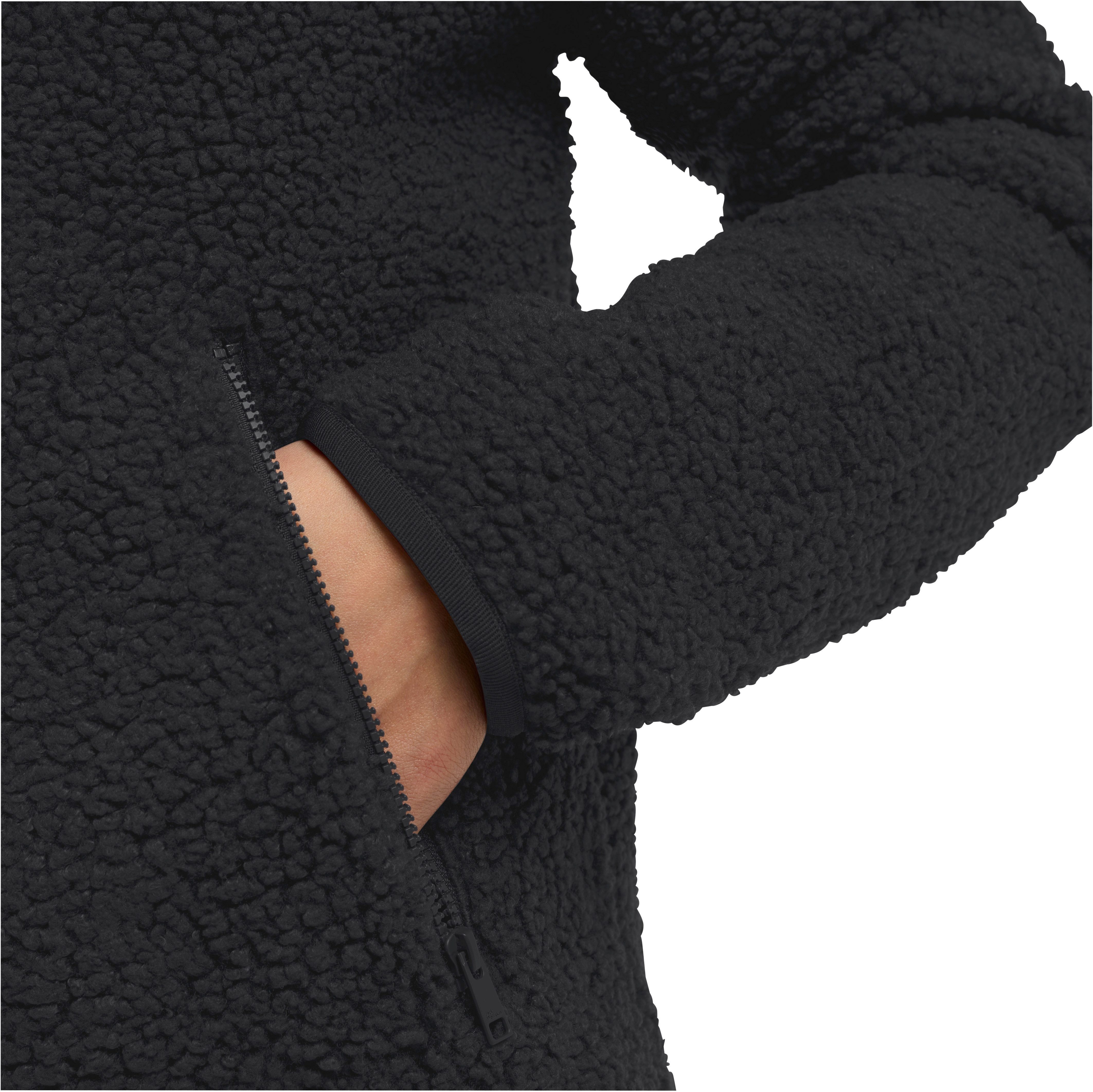 Jack Wolfskin Fleecejacke HIGH CURL JKT W mit durchgehendem Reißverschluss, aus Sherpa Fleece, atmungsaktiv