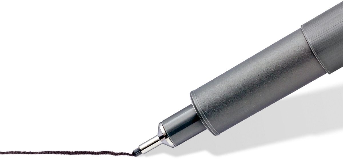 STAEDTLER Fineliner Feinschreiber pigment liner 0,2mm schwarz