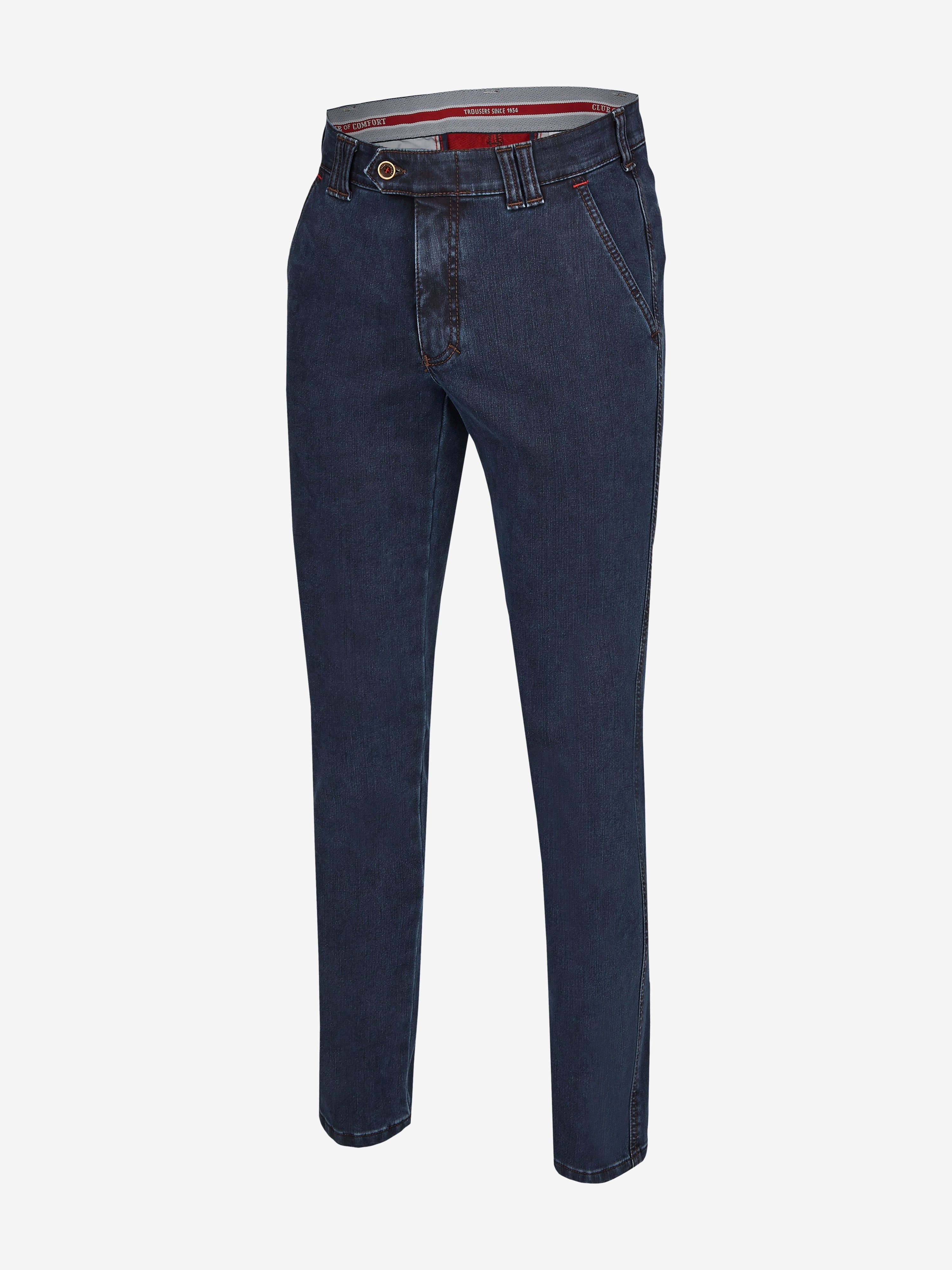 Club of Comfort Chinohose Chino/Flat Front Hose GARVEY 6822 - dunkelblau - Herrenhose - 30 ["Thermolite®-Stoffe sorgen über in Hohlfasern gespeicherte Wärme