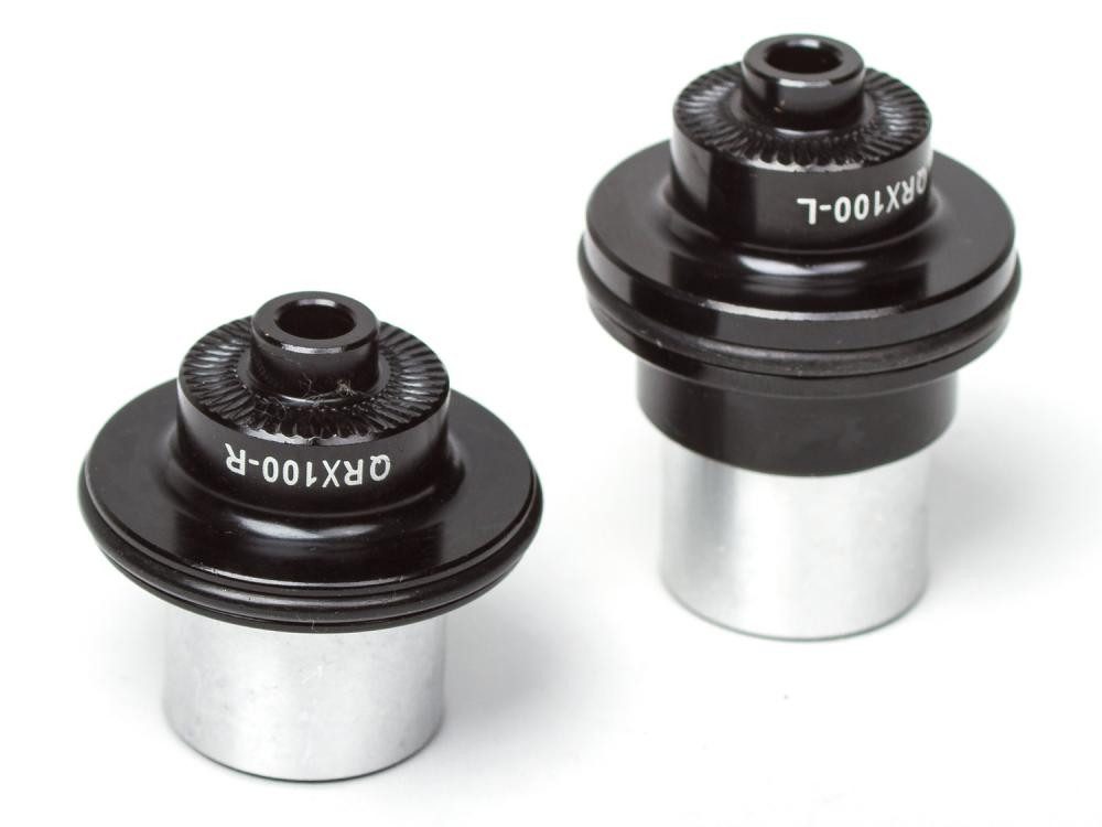 SPANK Laufrad Spank Oozy/Spike front hub QR adaptor black unis