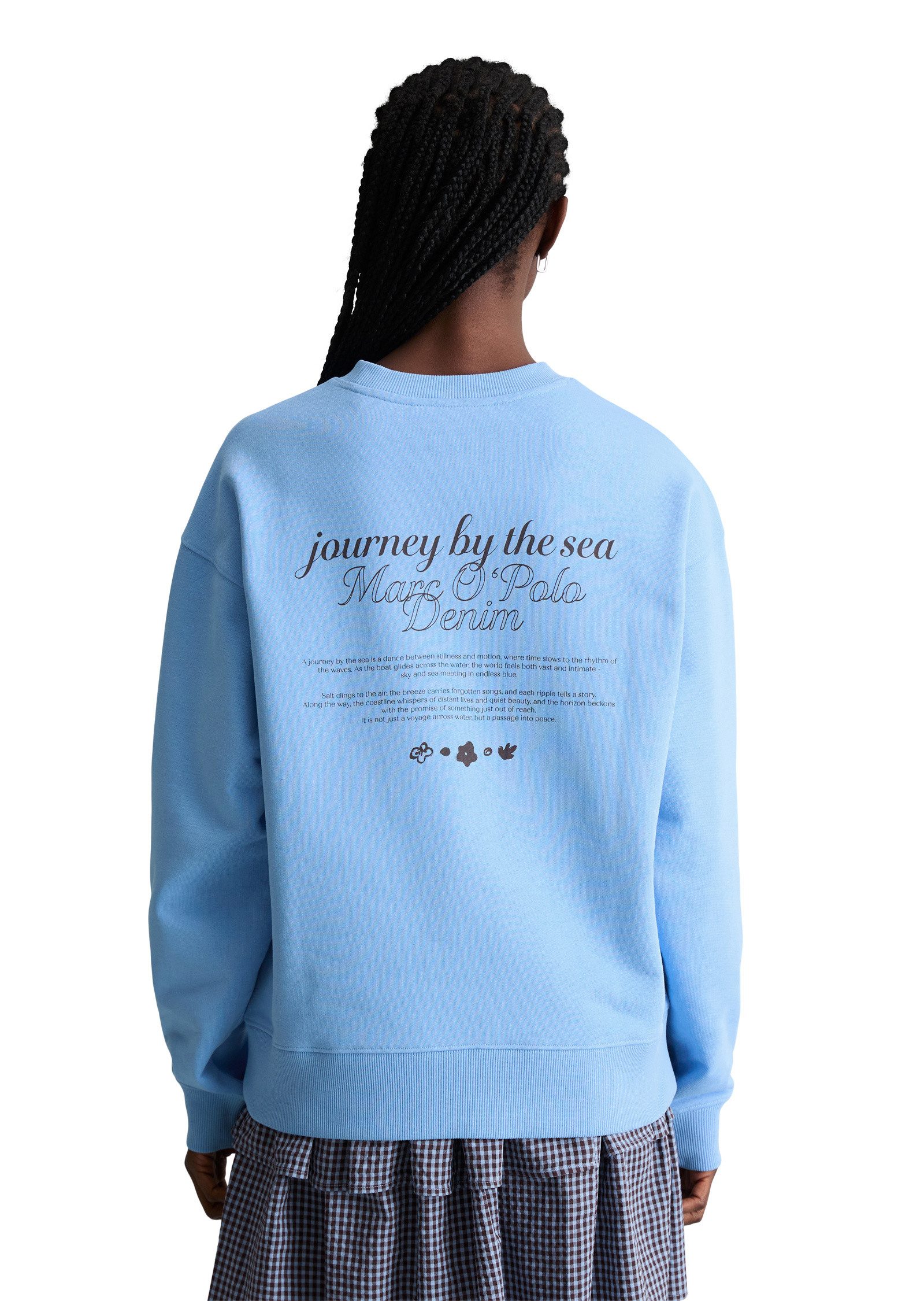 Marc O'Polo DENIM Sweatshirt aus softem French Terry