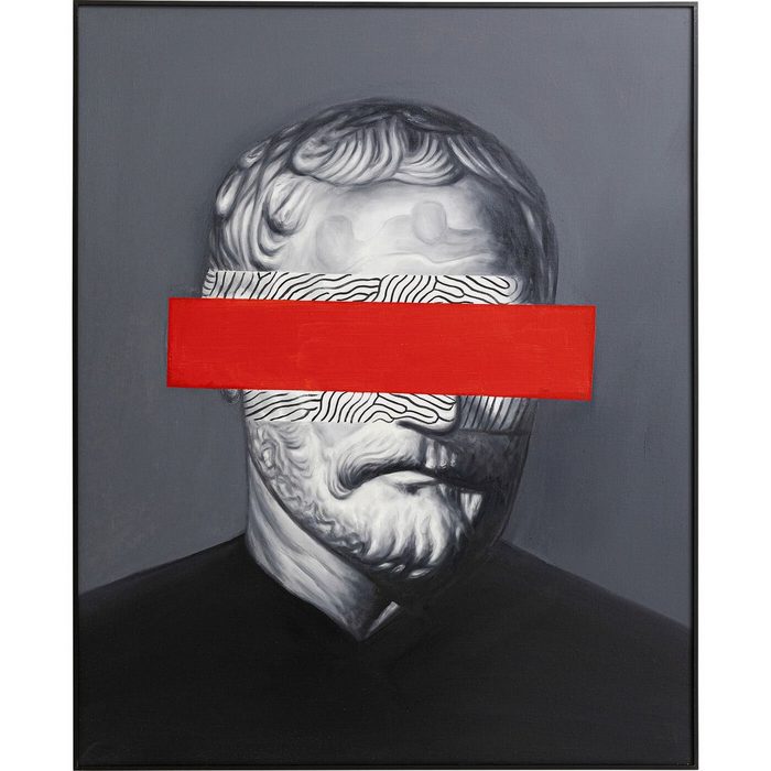 KARE Dekoobjekt Ölbild Frame Incognito Philosophy 100x80cm