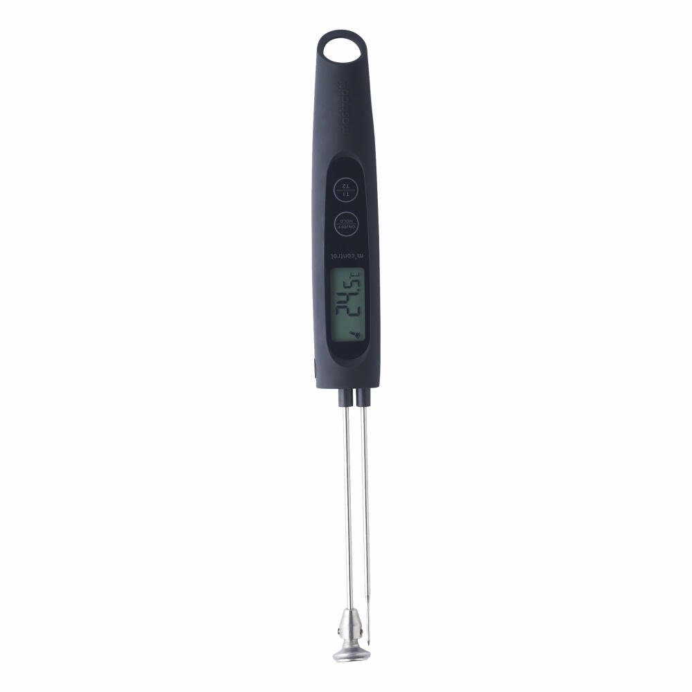 mastrad Kochthermometer M Control Black Dual, für Kern- und Oberflächentemperatur
