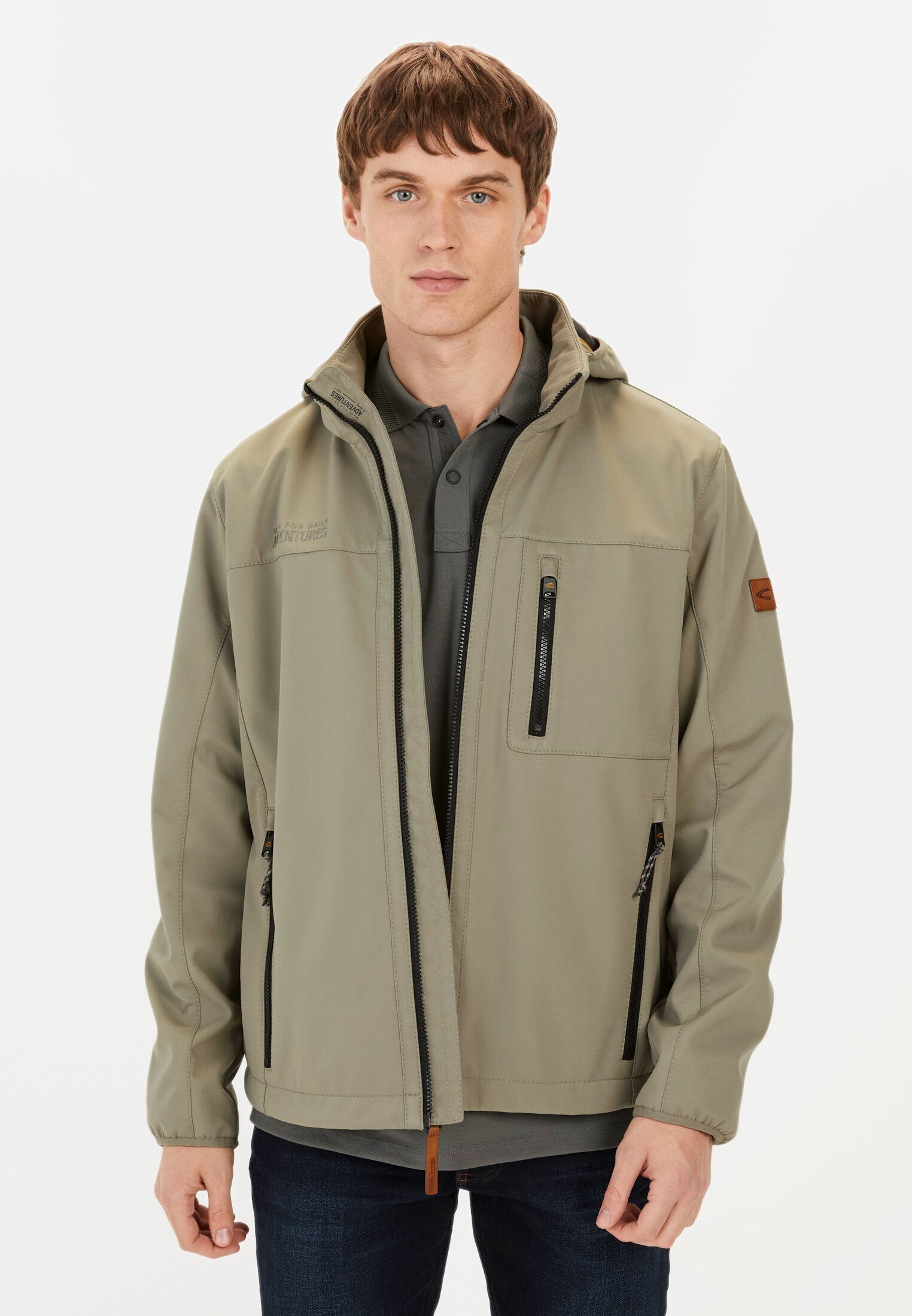 camel active Softshelljacke aus recyceltem Polyester günstig online kaufen