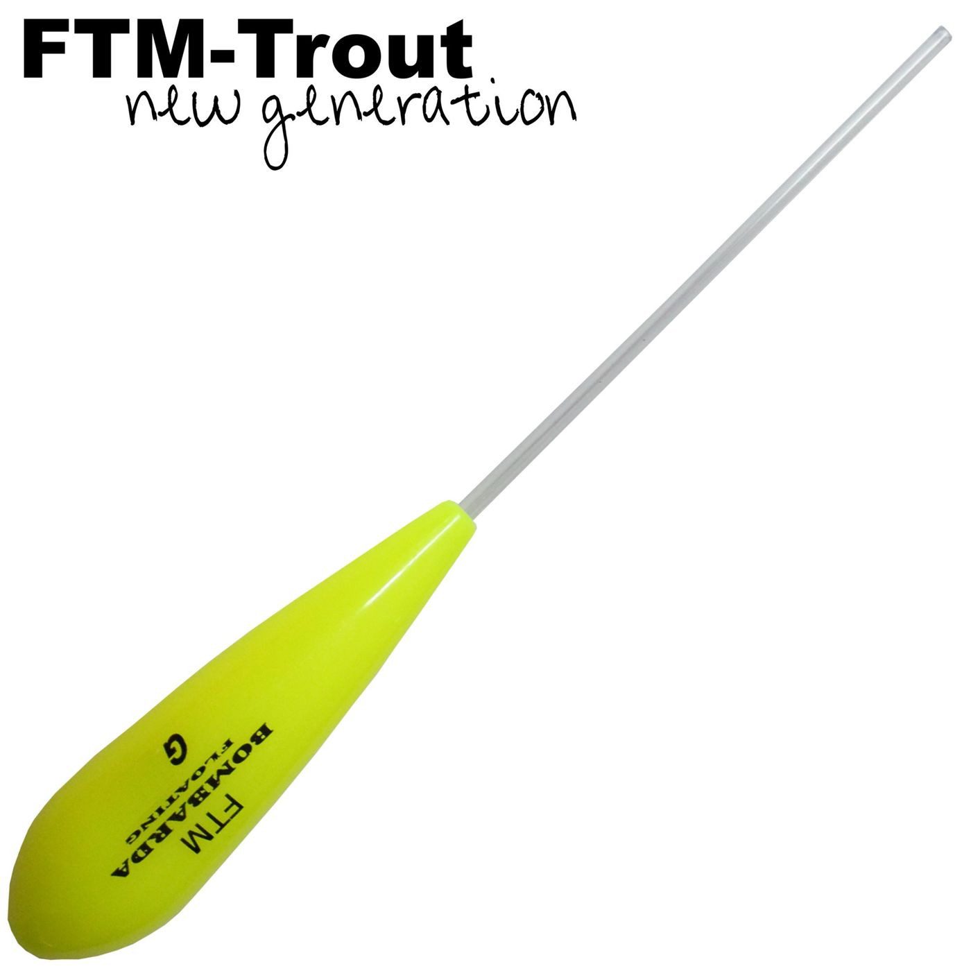 Fishing Tackle Max Sbirolino FTM Bombarde floating fluo yellow - Sbirolino