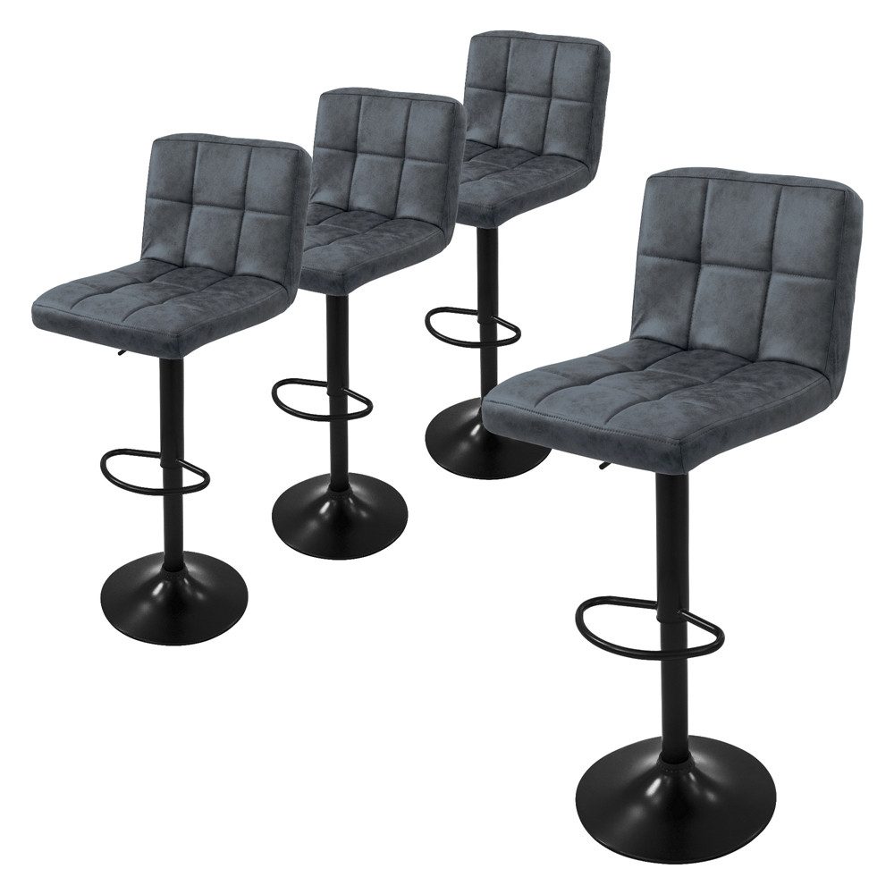 ML-DESIGN Barhocker Gepolsterter Barstuhl mit Rückenlehne günstig online kaufen