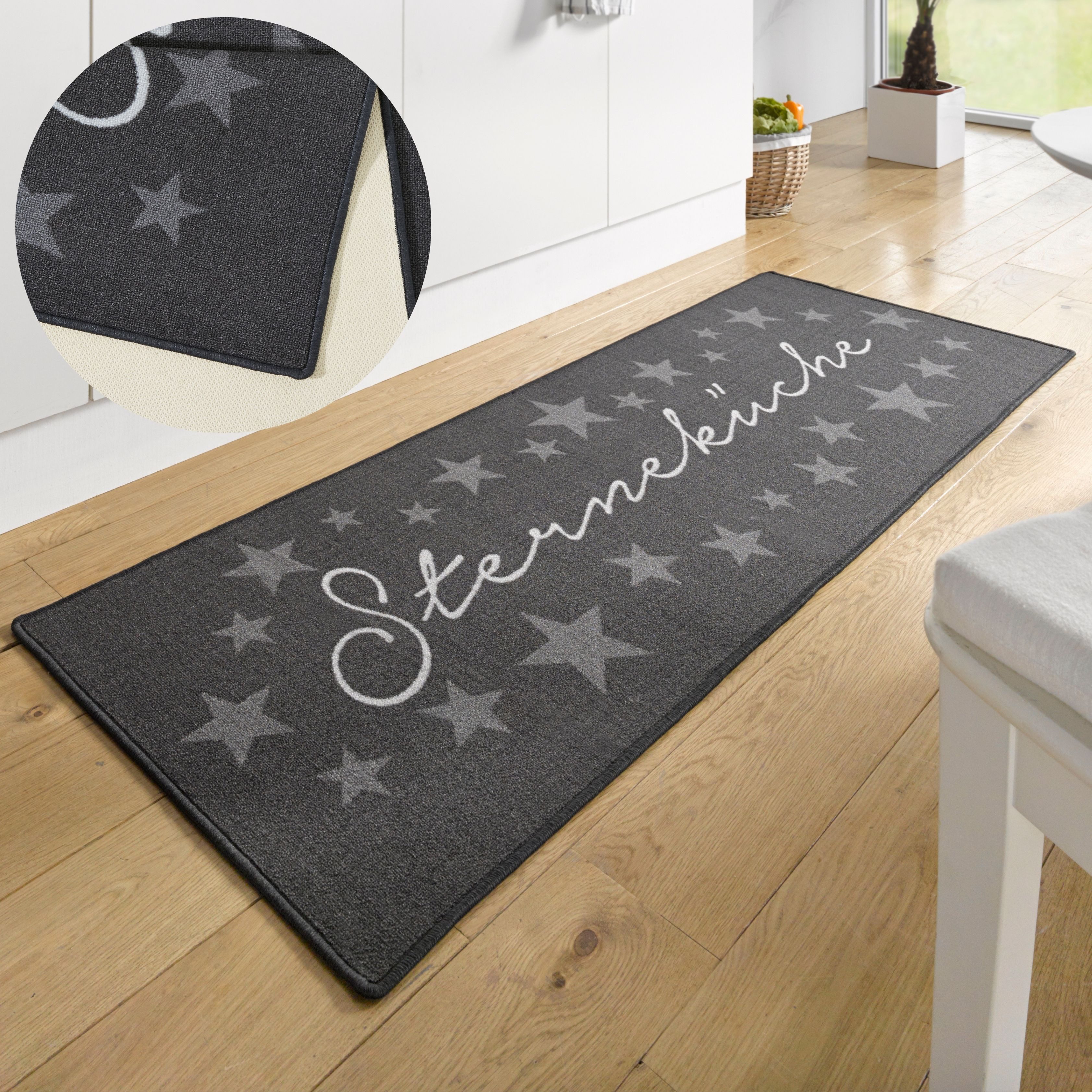 HANSE Home Küchenläufer Sterneküche, rechteckig, Höhe: 8 mm, Дорожка, Rutschfest, Küchenteppich, Küche, Teppich, Pflegeleicht, Flur
