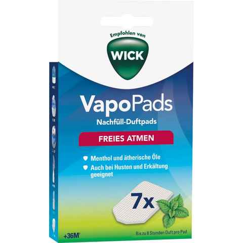 WICK Inhalations-Zusatz VapoPads Menthol - VH7 Packung, 7-tlg., Passen zu unseren Luftbefeuchtern, Inhalatoren & Diffusoren, 7er-Pack