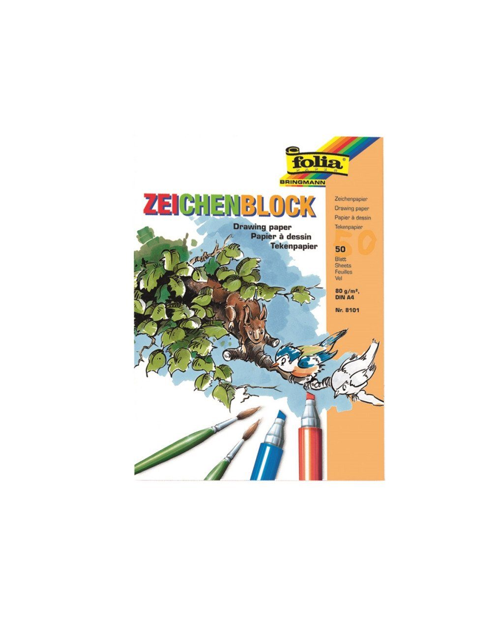 Glorex Collegeblock Glorex Zeichenblock 80g/m² DIN A3
