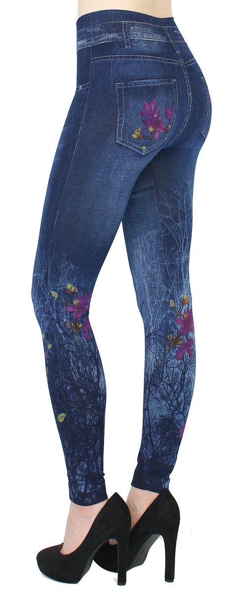 dy_mode Jeggings Damen Leggings in Jeans Optik Jeggings Jeansleggings High günstig online kaufen