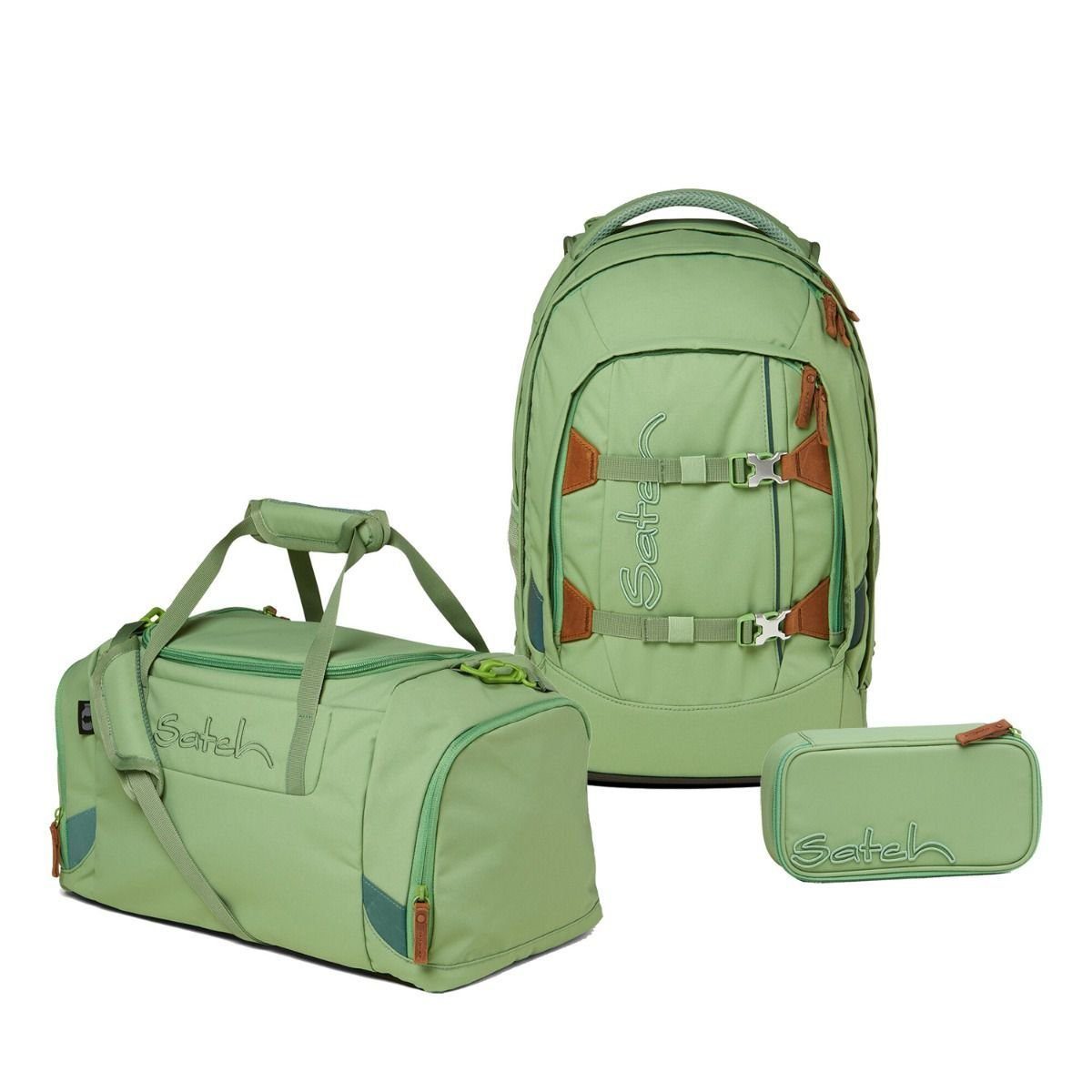 Satch Schulrucksack Pack (3tlg., inkl. Schlamperbox und Sporttasche)
