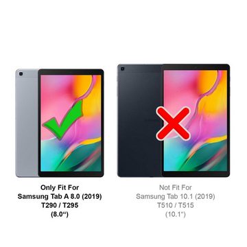 CoolGadget Tablet-Hülle Hybrid Outdoor Hülle für Samsung Galaxy Tab A 8.0 (2019) 8,0 Zoll, Hülle Outdoor Schutzhülle für Samsung Tab A 8.0 (2019) Tablet Case