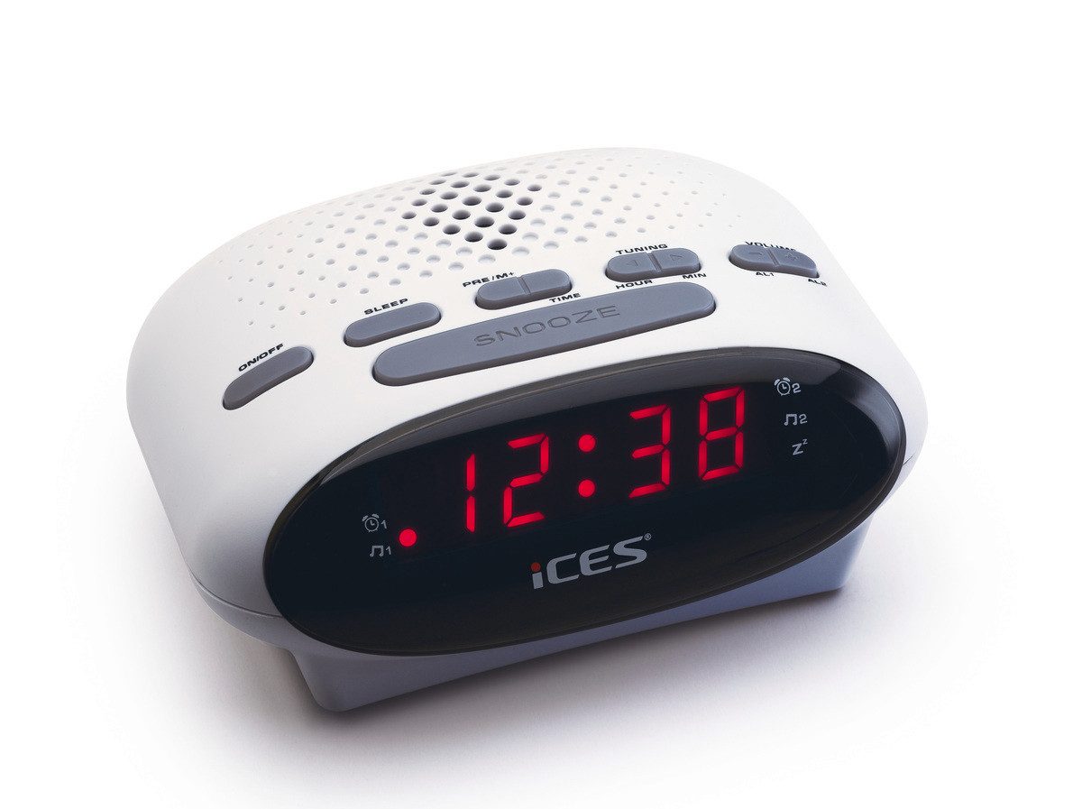 Lenco LENCO ICR-210 FM-Uhrenradio & Радиочасы Uhrenradio (FM-Radio, Sleep-Timer)